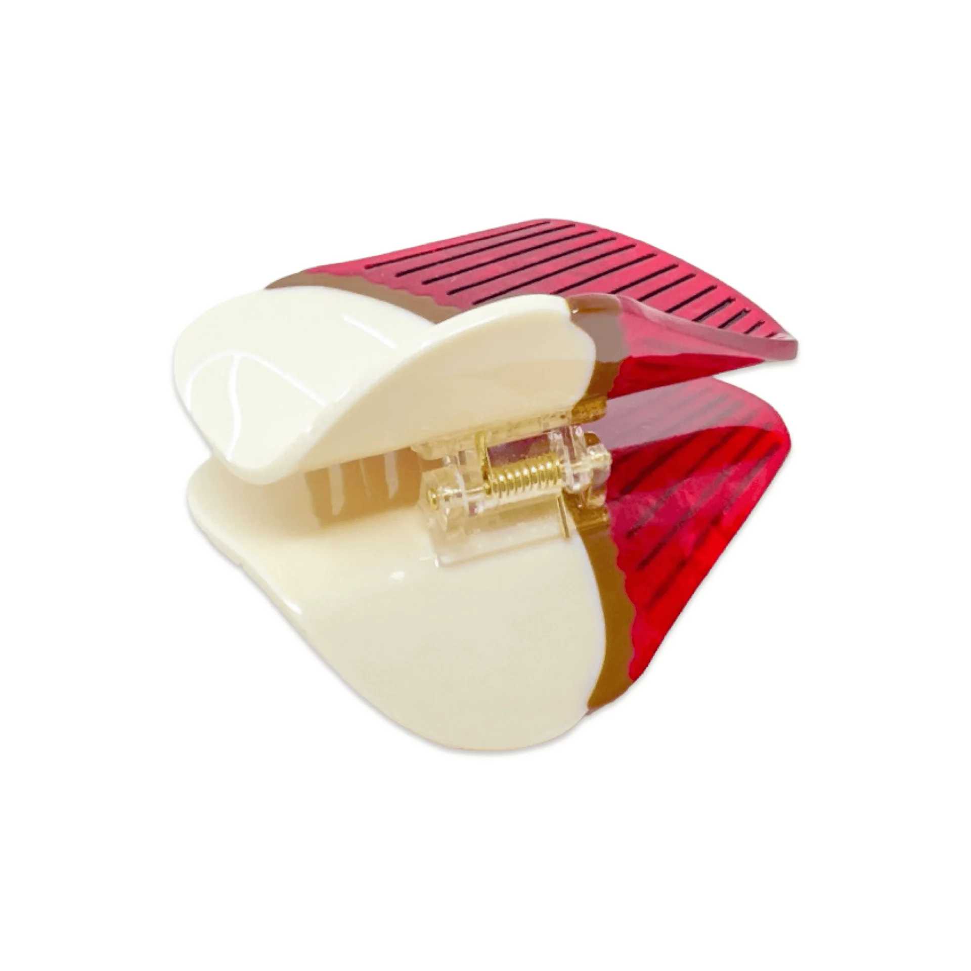 Midi Red Velvet Cupcake Hair Claw Clip - Image 5