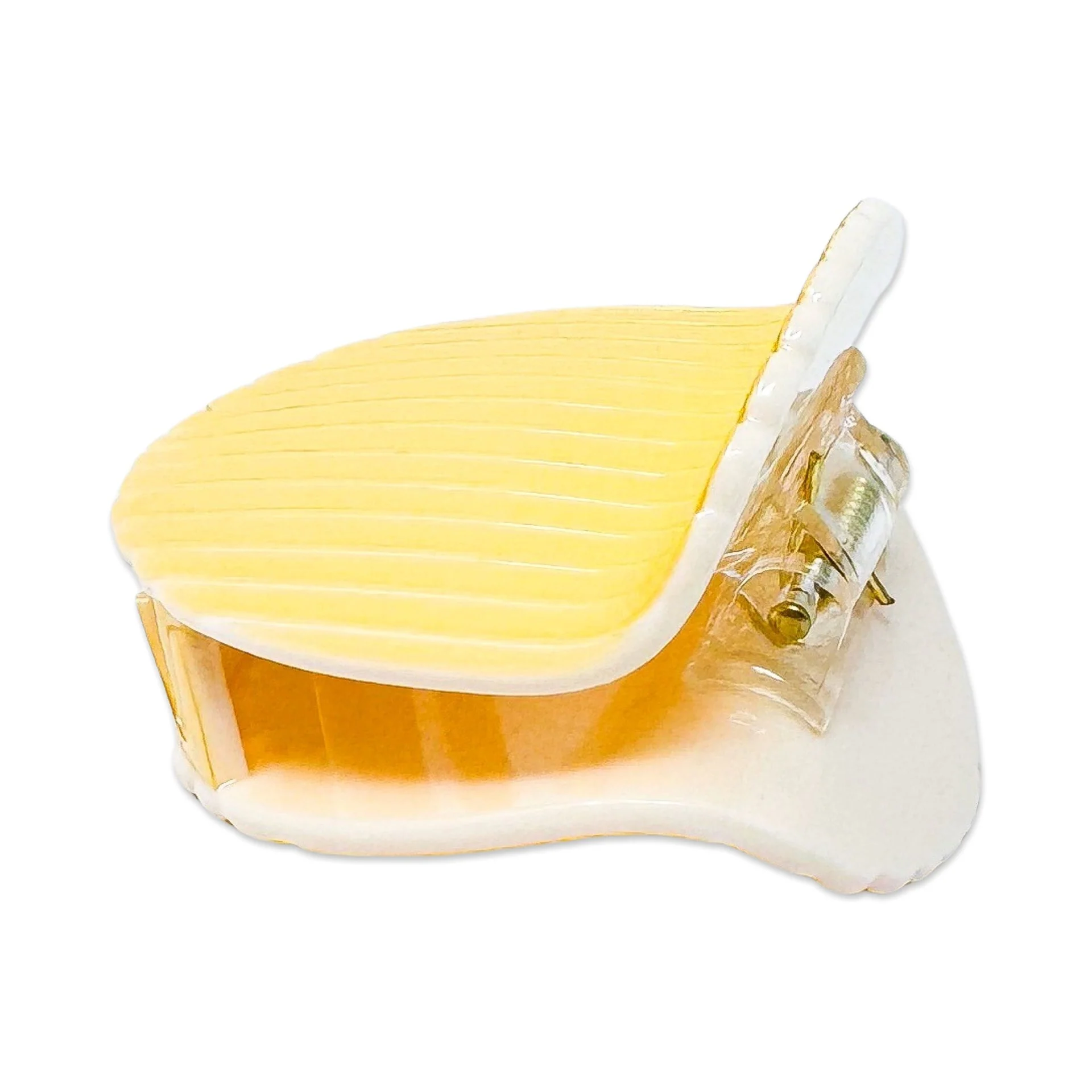 Midi Ruffle Chip Hair Claw - Image 4