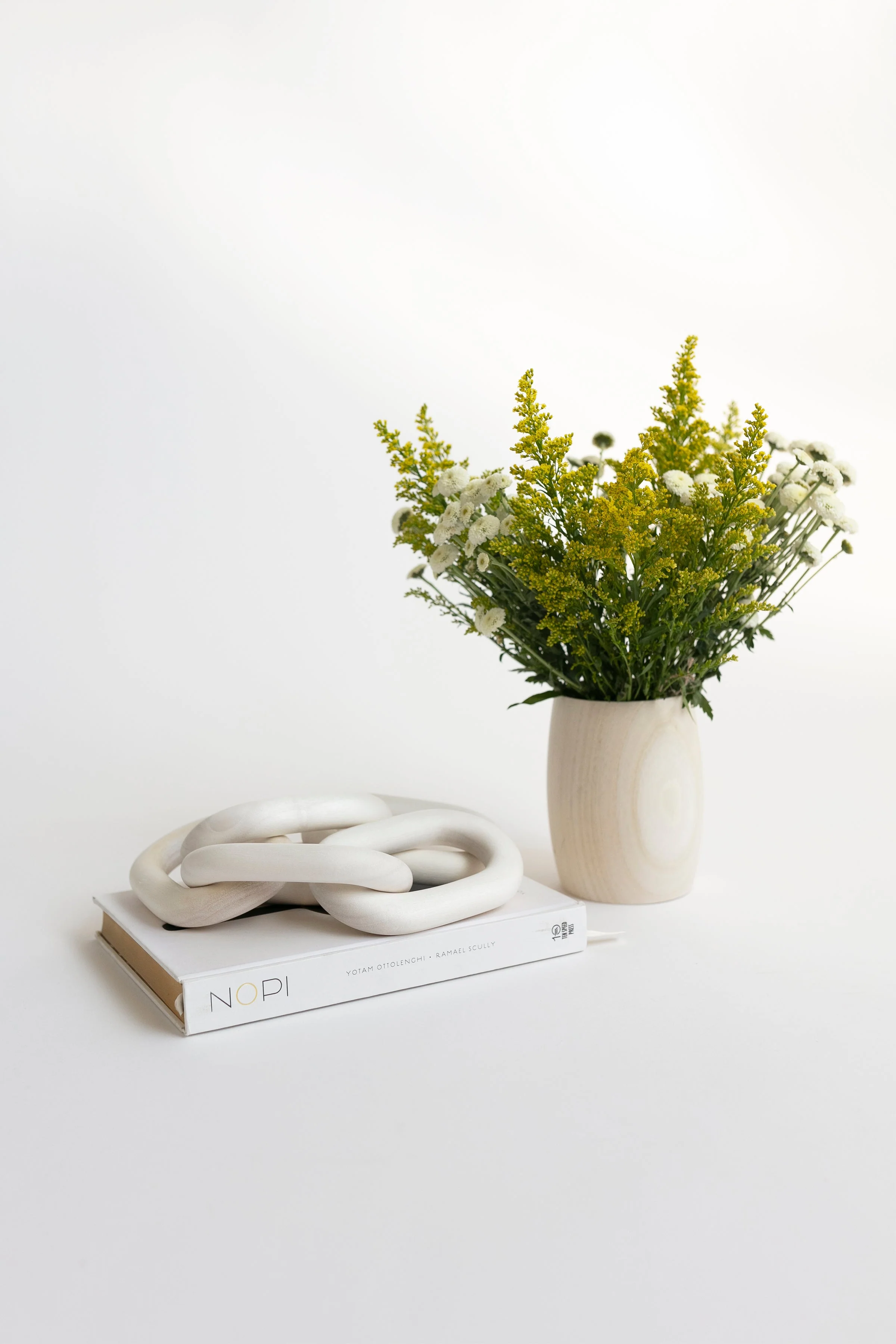 Mini Ansel Handcrafted Wood Vase - Image 2