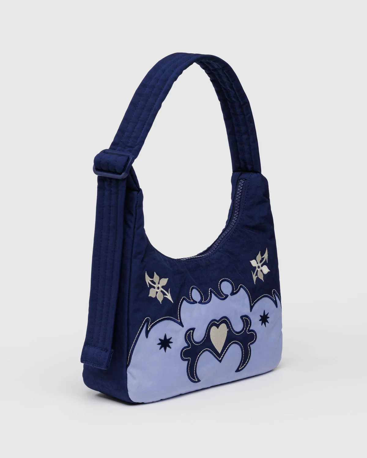 Mini Nylon Shoulder Bag - Western Appliqué - Image 3
