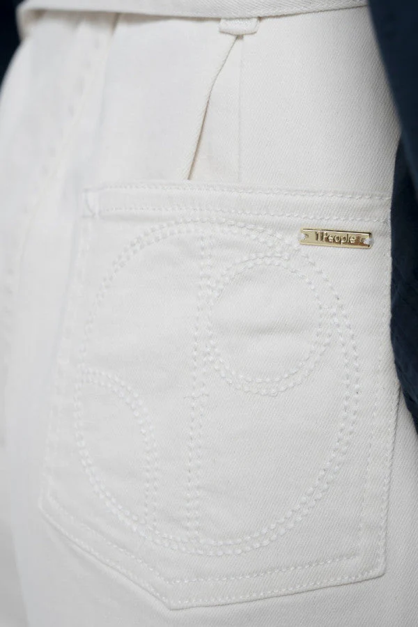 Montana Denim Shorts - Alto White - Image 3
