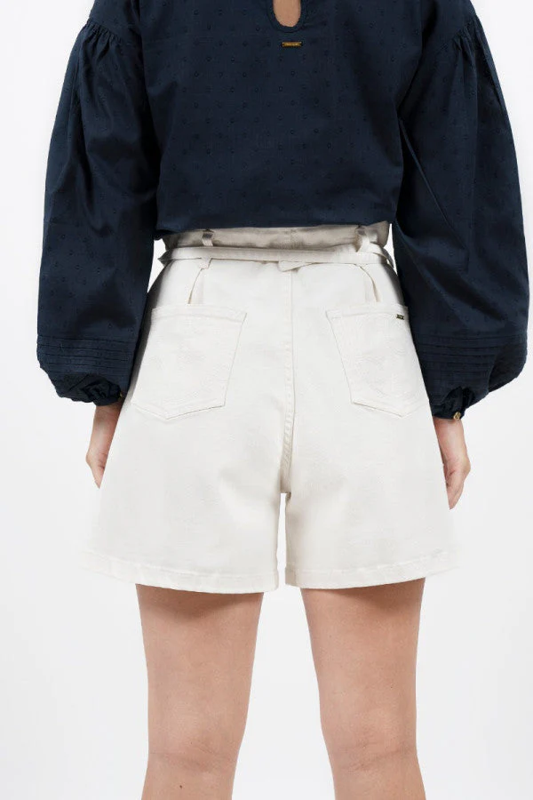 Montana Denim Shorts - Alto White - Image 5