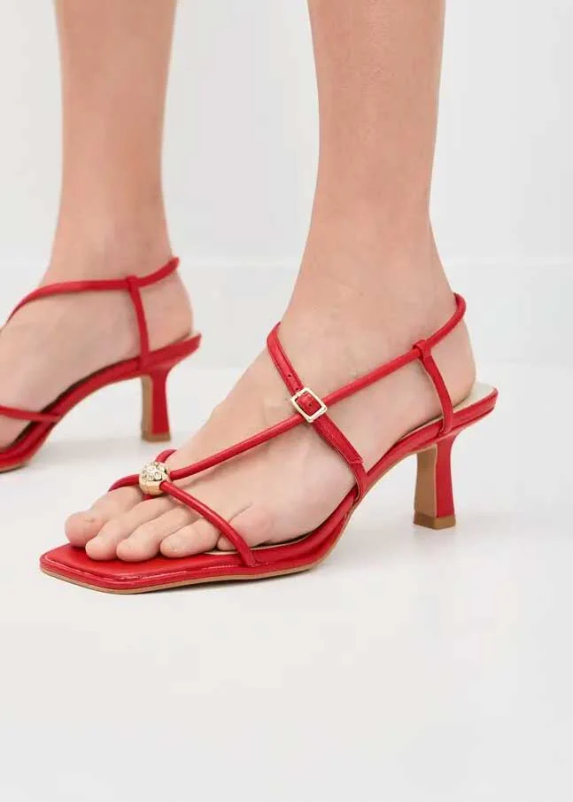 Mylee Heels - Chili Leather - Image 2
