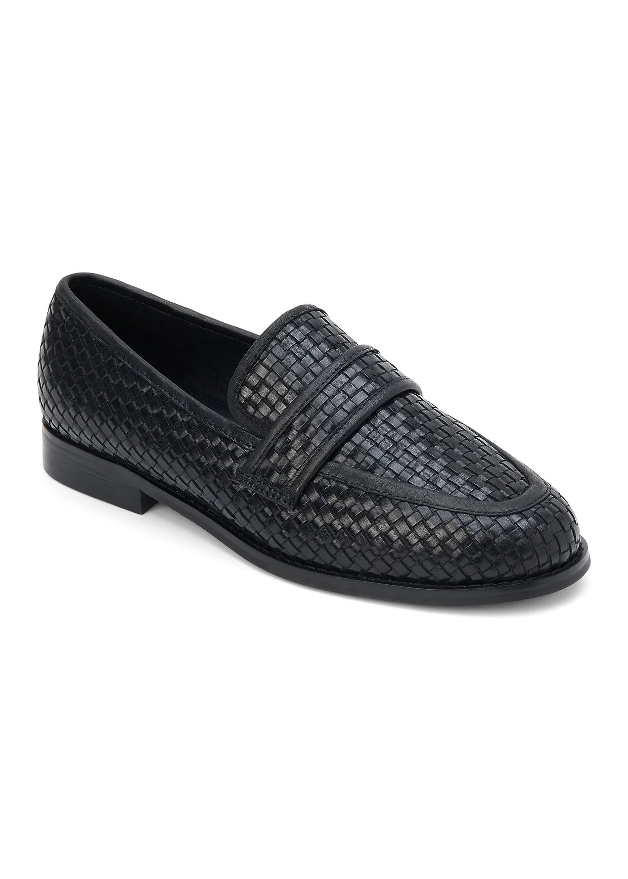 Ned Woven Loafer - Black