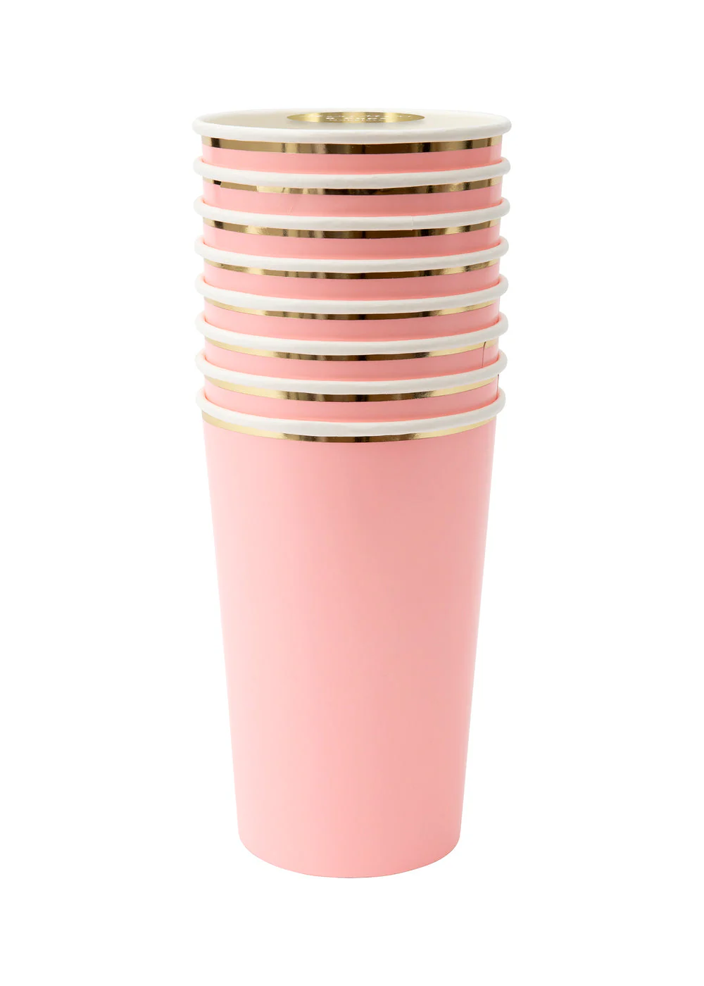 Neon Coral Highball Cups