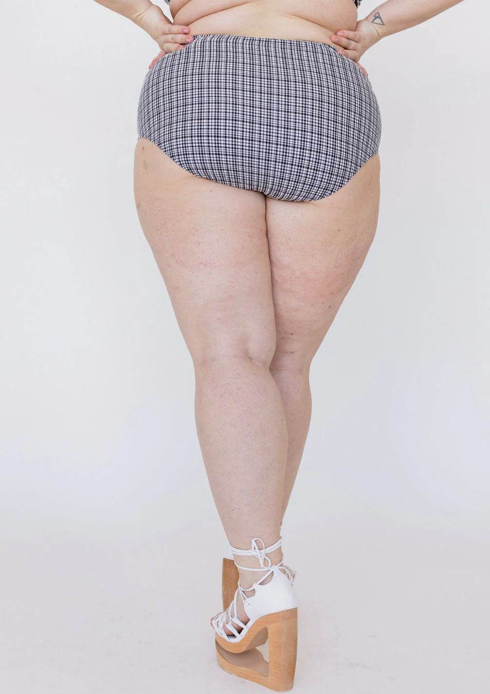 Neve Bikini Bottom - Graphic Gingham - Image 5