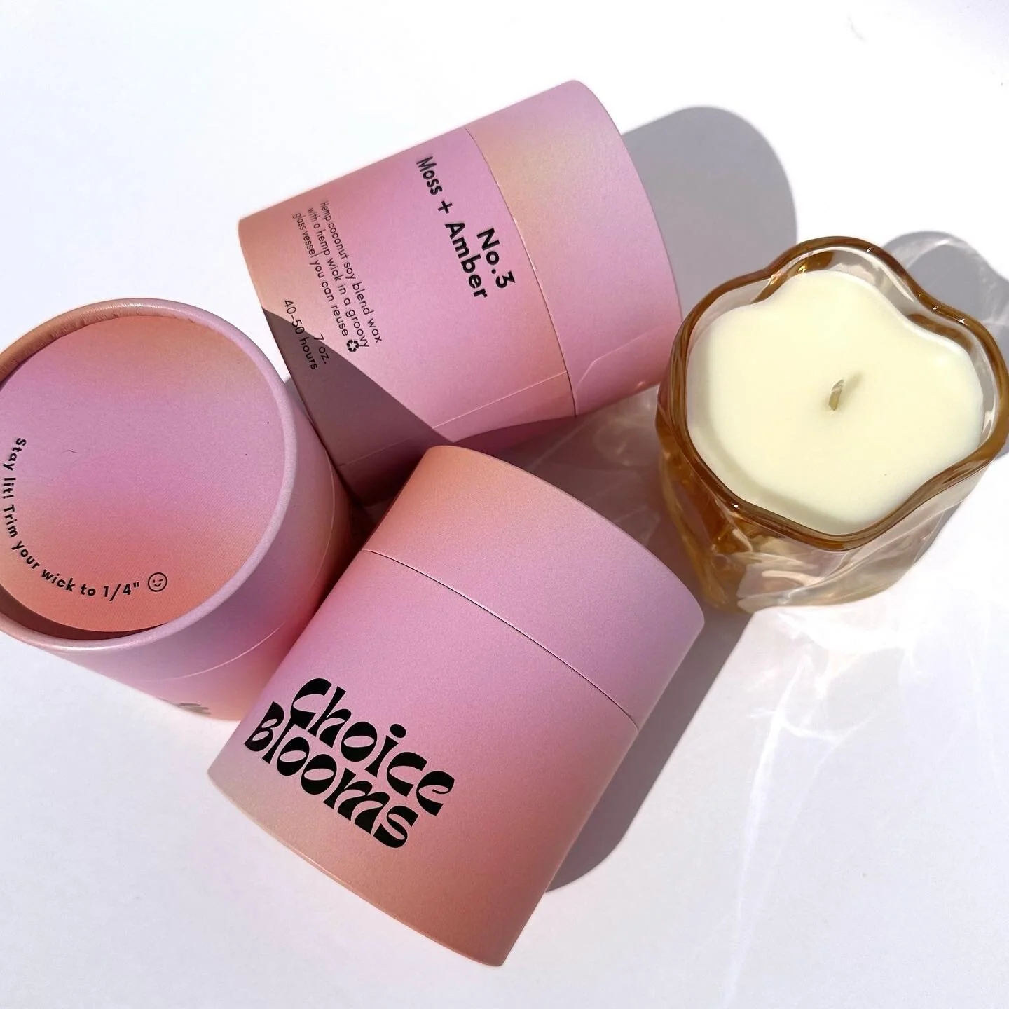 No. 3 Moss + Amber Candle - Image 2