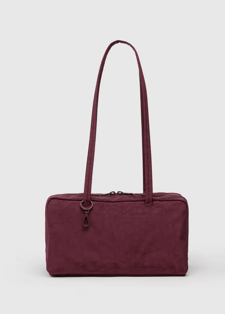 Nylon Bowler Bag - Mahogany