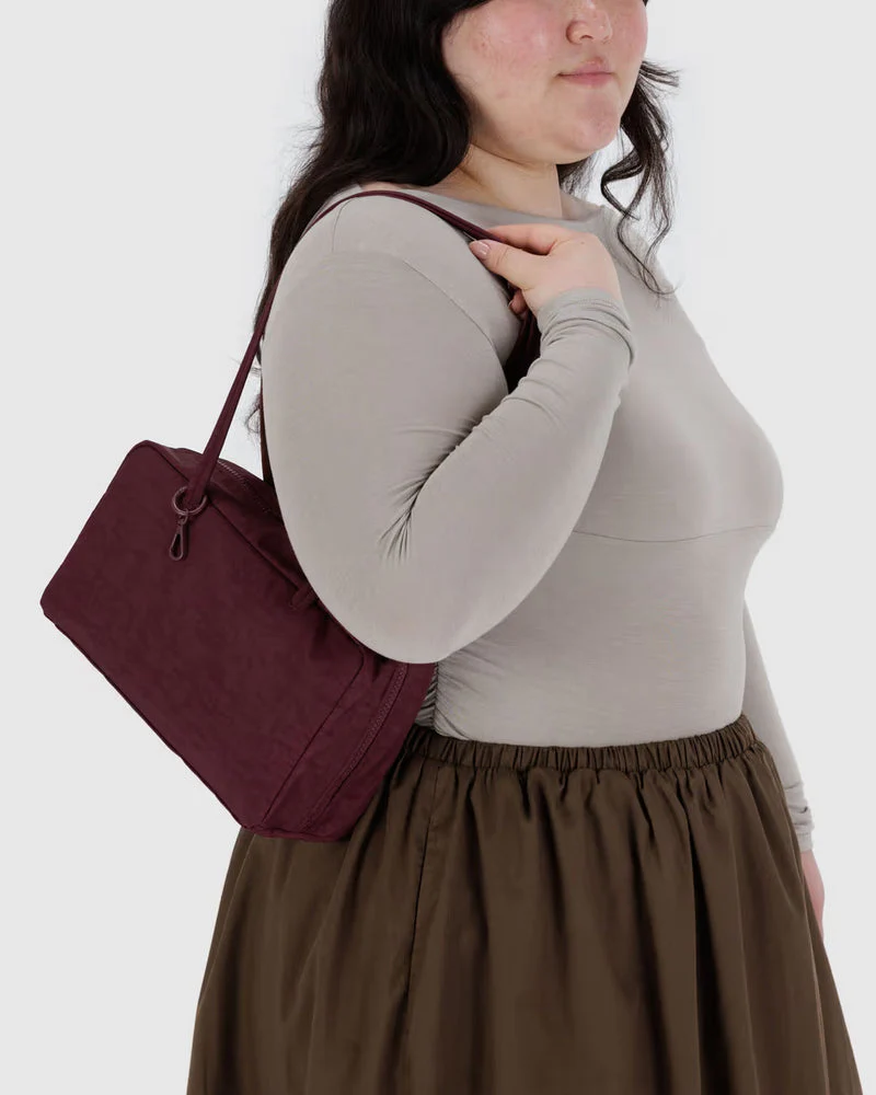 Nylon Bowler Bag - Mahogany - Image 2