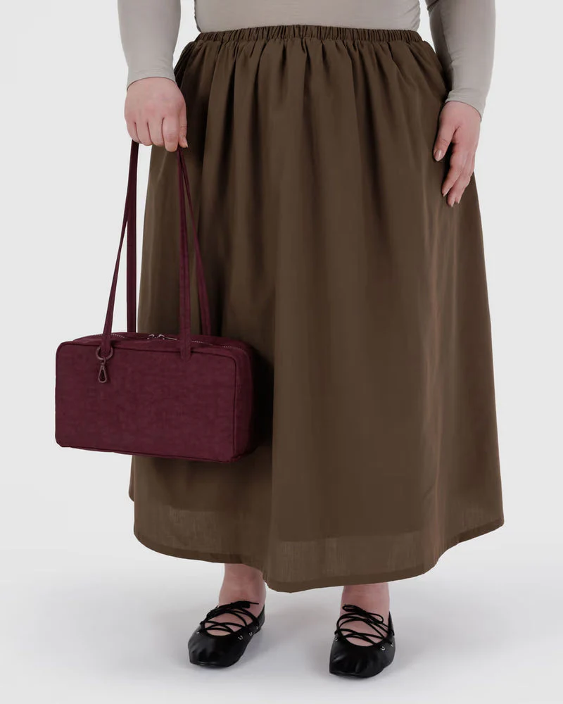 Nylon Bowler Bag - Mahogany - Image 3