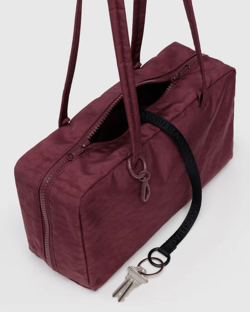 Nylon Bowler Bag - Mahogany - Image 4
