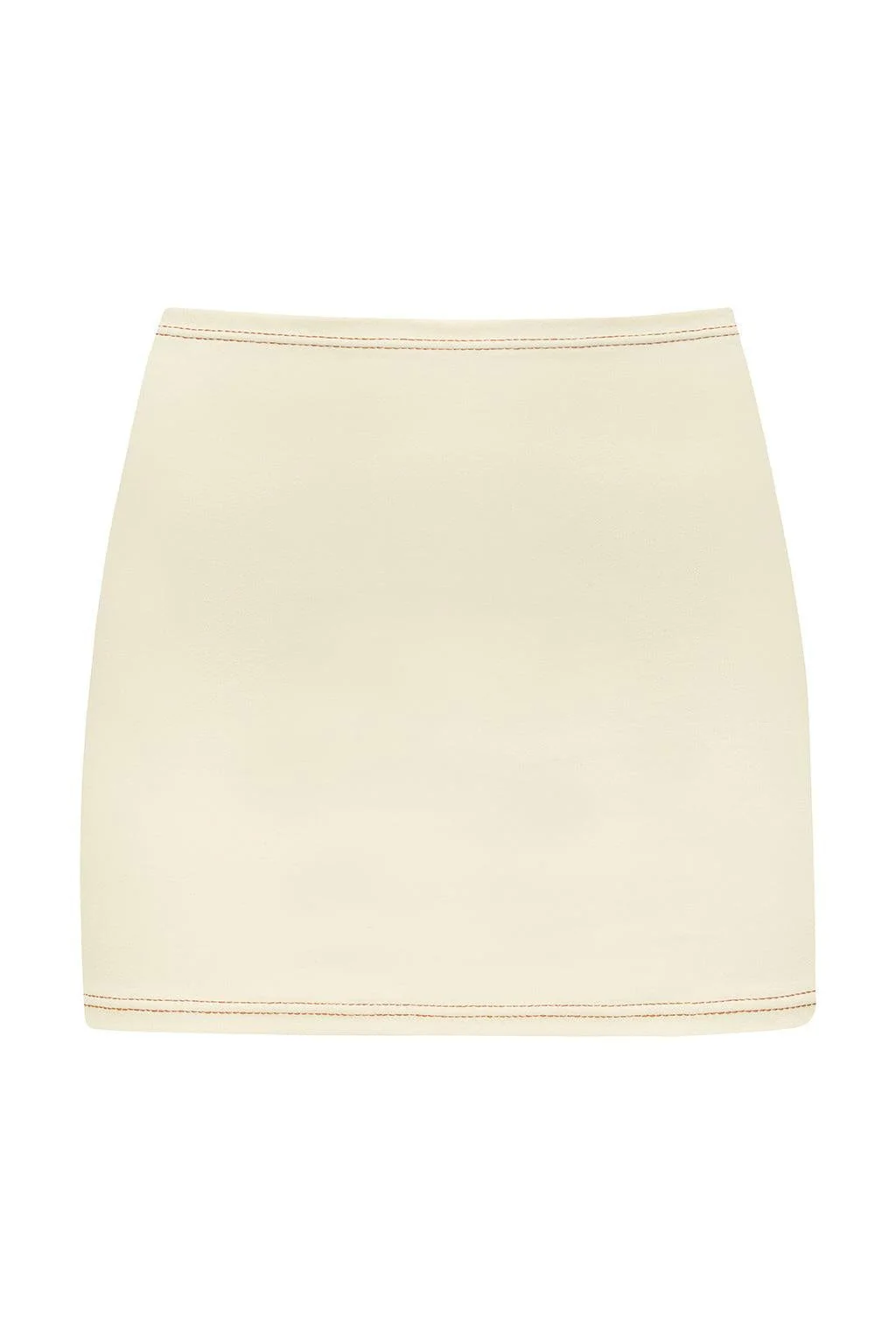 Oat Terracotta Binded Micro Skirt - Image 2