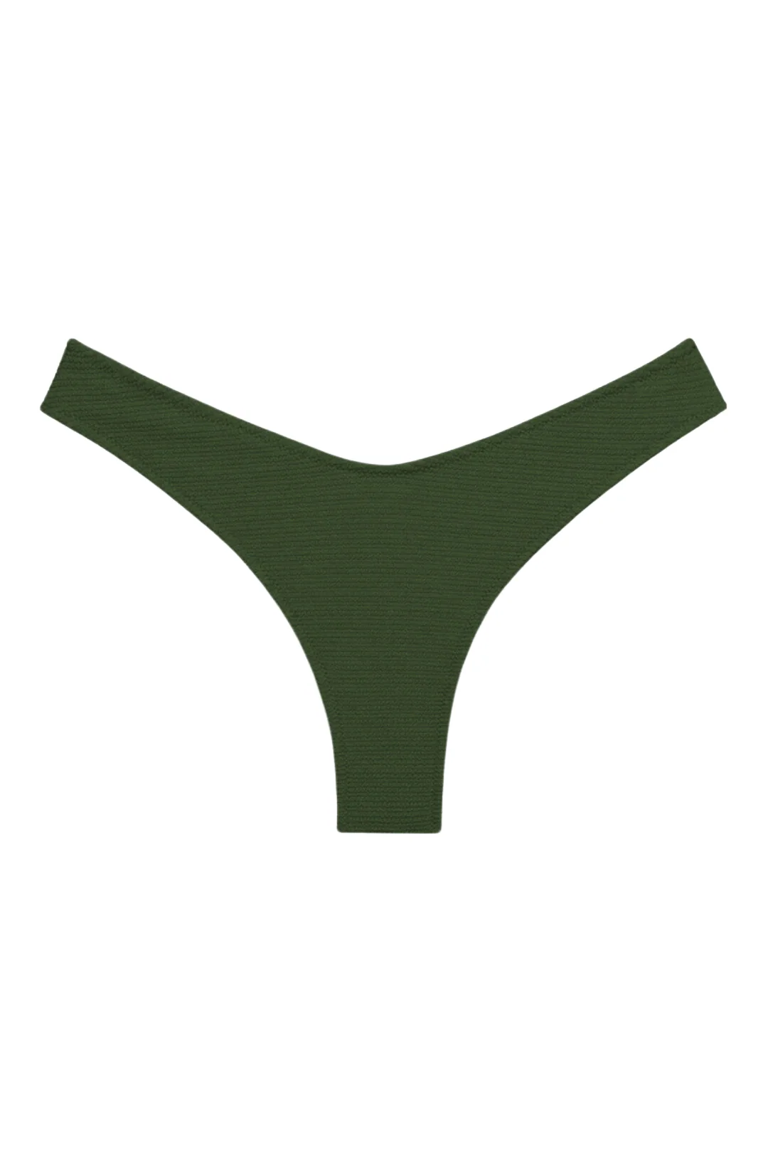 Olive Micro Scrunch Lulu Bikini Bottom - Image 2