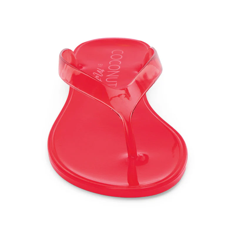 Olsen Flip Flop Sandals - Cherry Red - Image 5