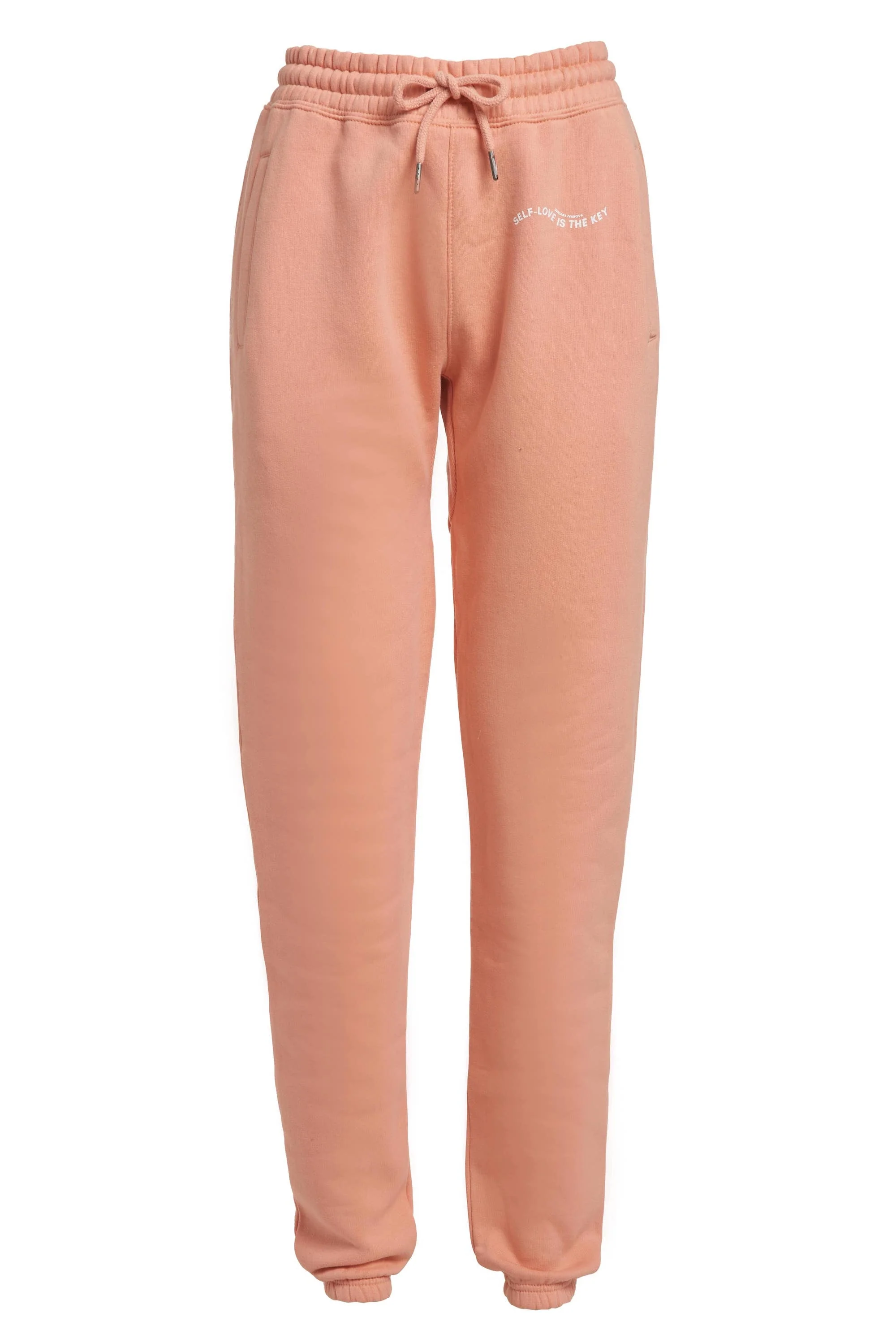 Organic Cotton Joggers - Salmon