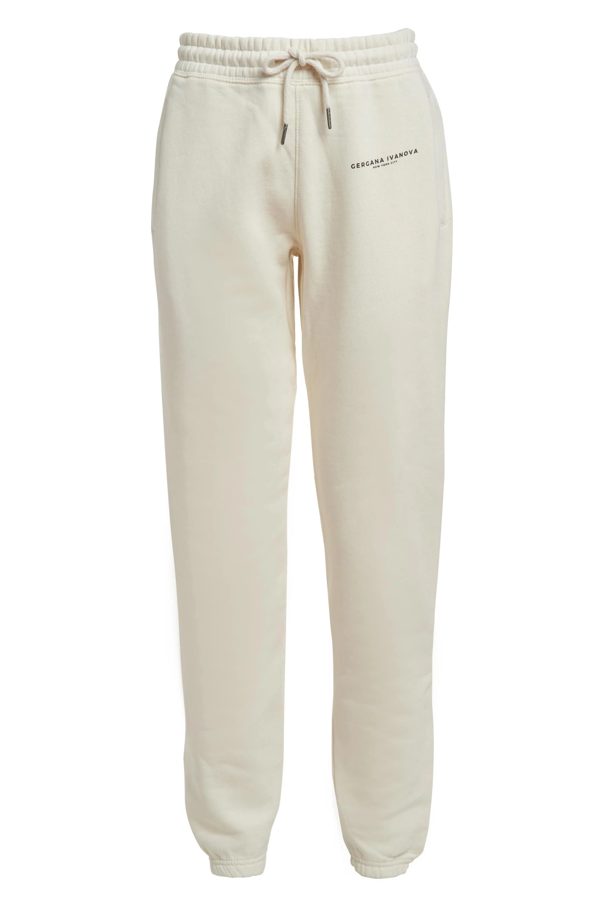 Organic Cotton Joggers - Vanilla