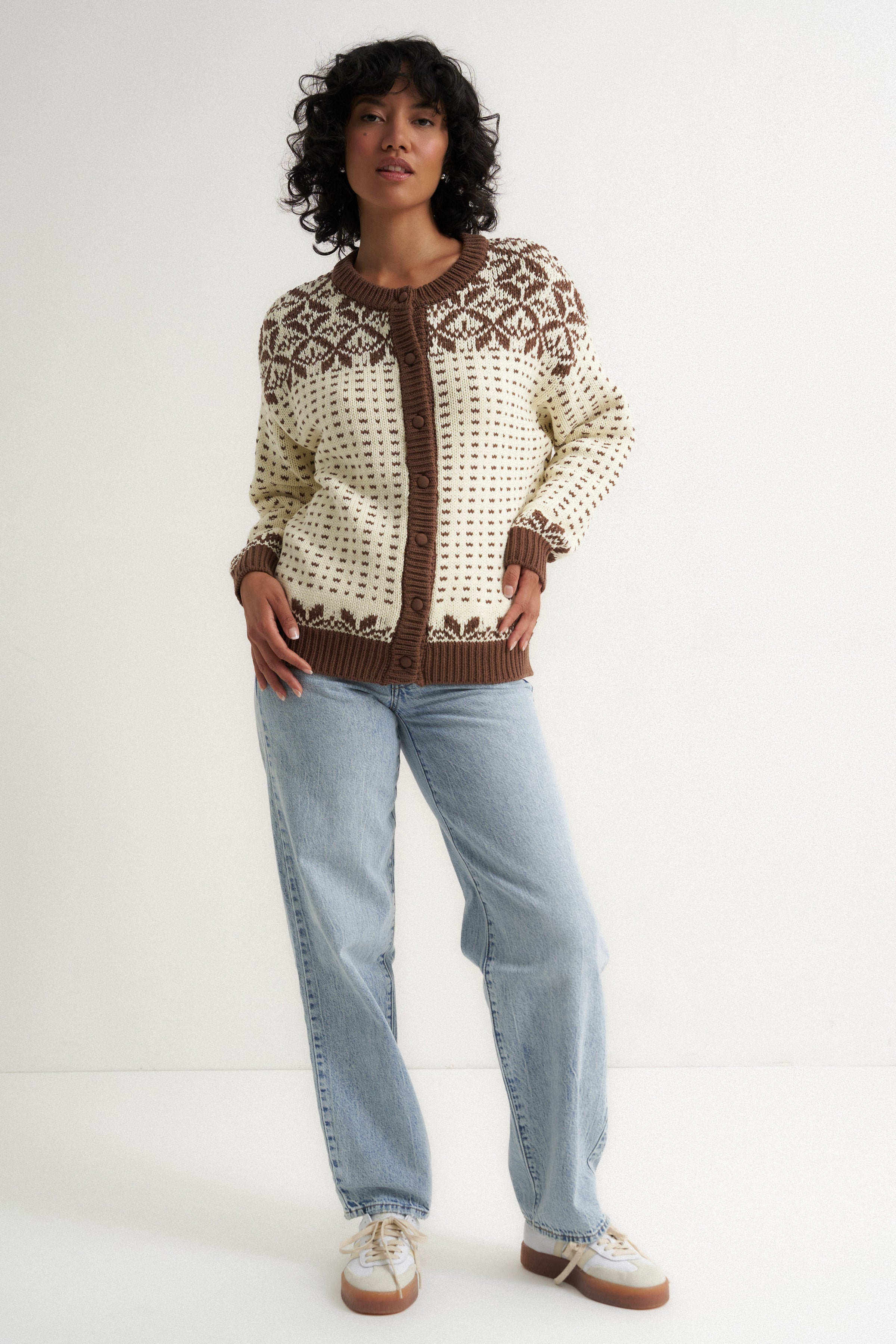 Oversized Maeve Cardigan - Toffee - Image 7