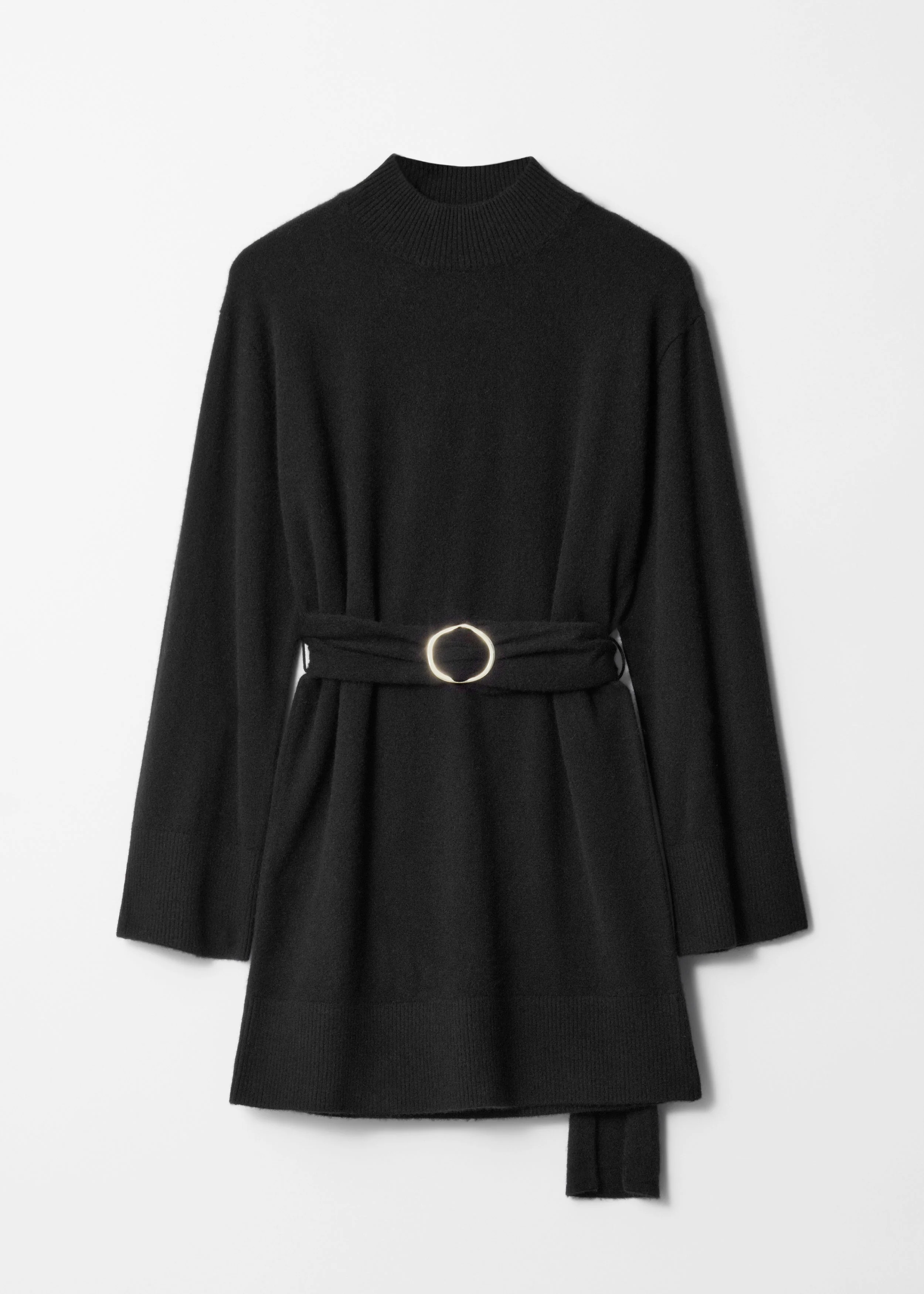 Adele Cashmere Dress - Black - Image 2