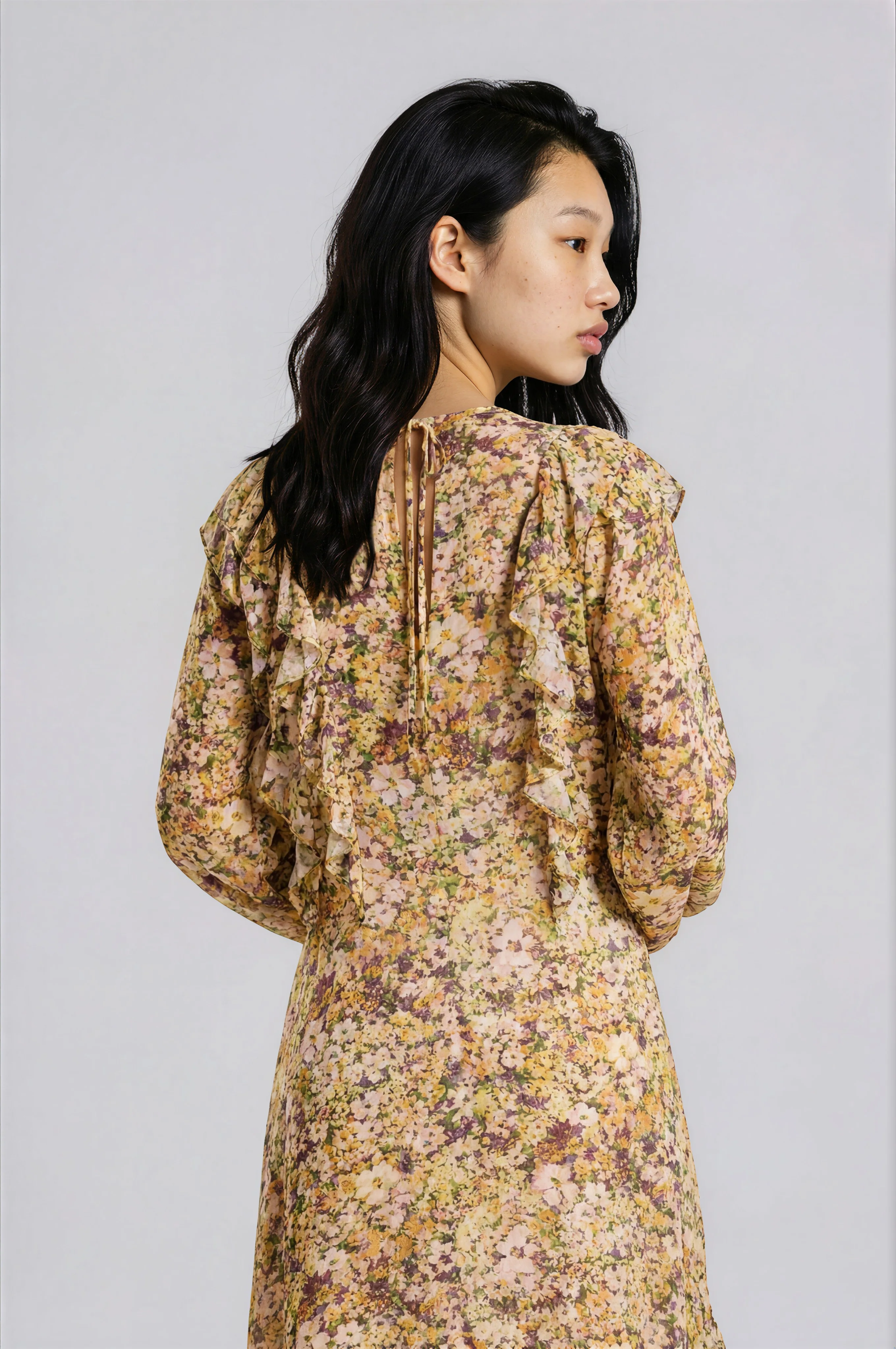Airey Dress - Yellow - Image 2