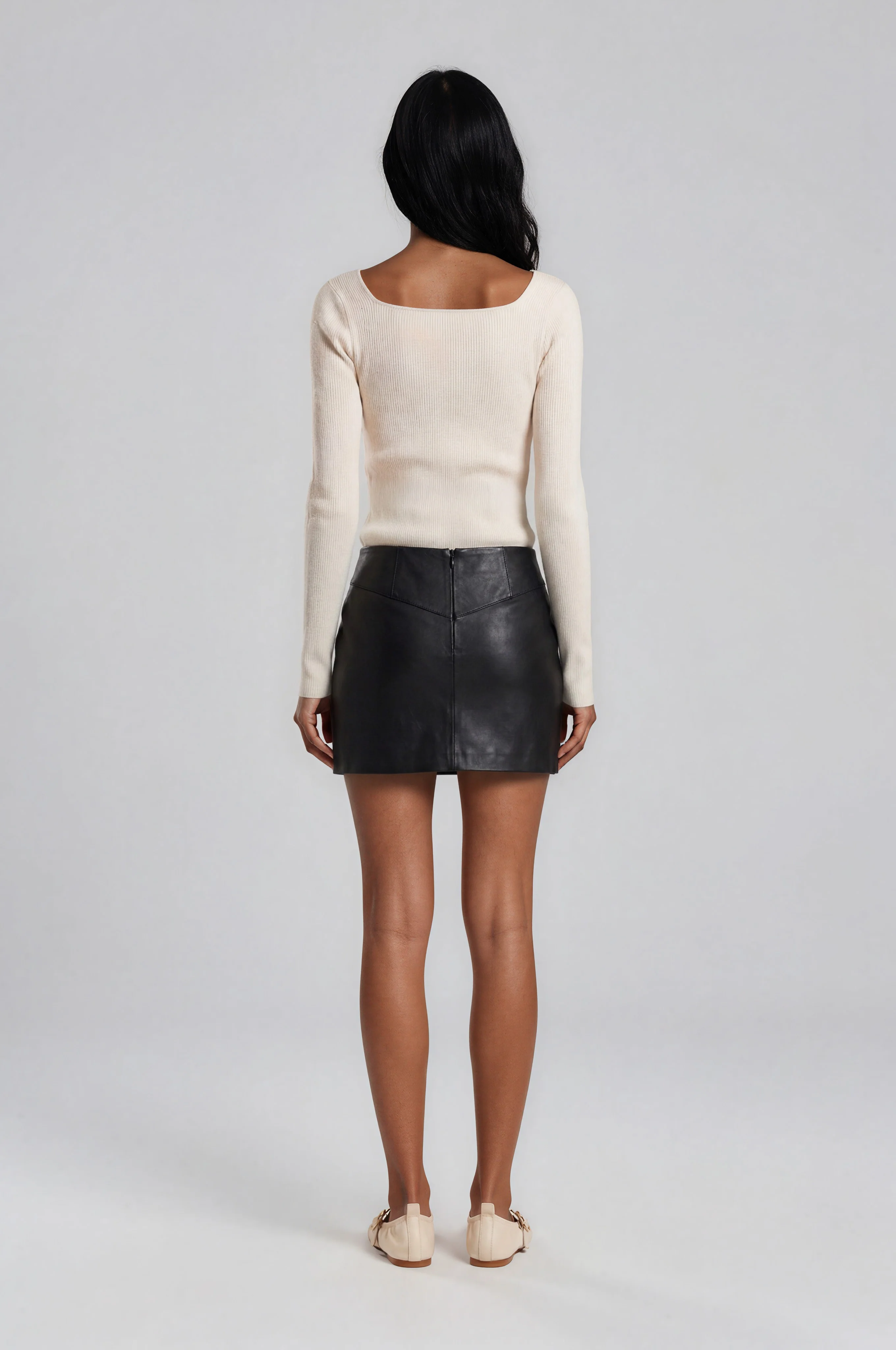Athanais Skirt - Black - Image 3