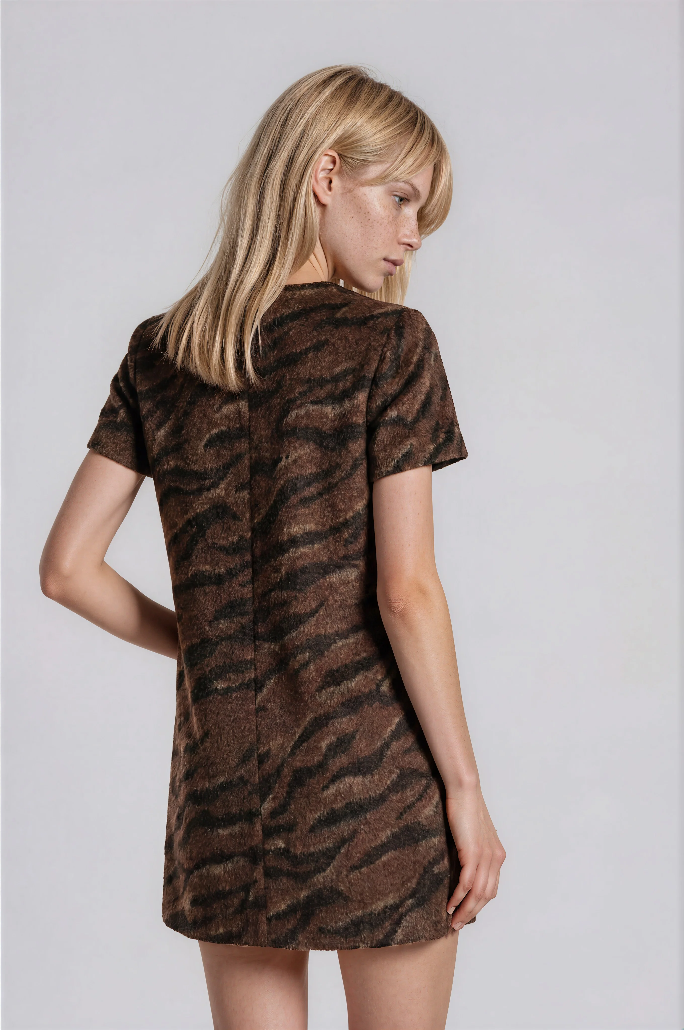 Etienna Dress - Brown - Image 2