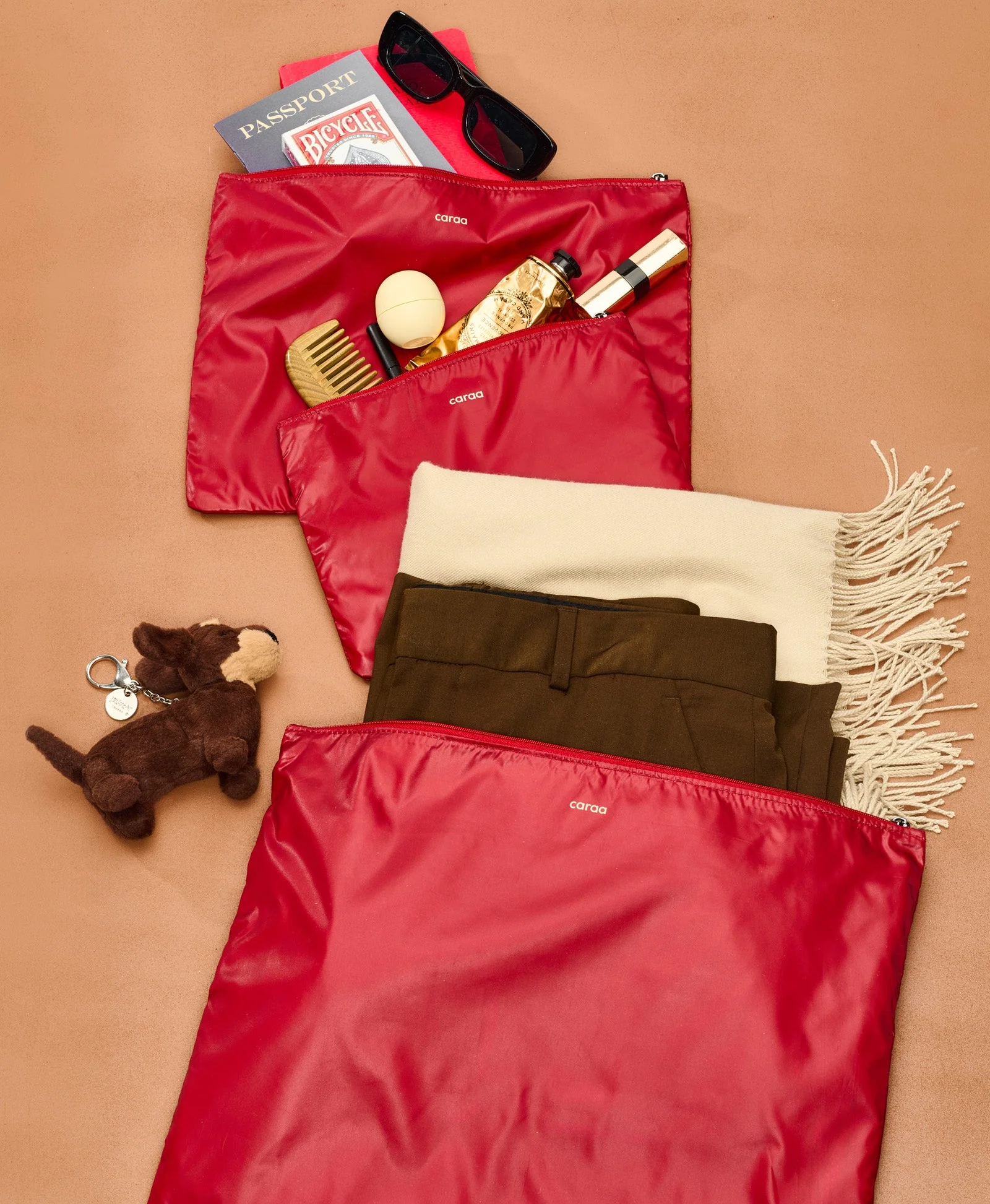 Packing Pouch - Red Dahlia - Image 2
