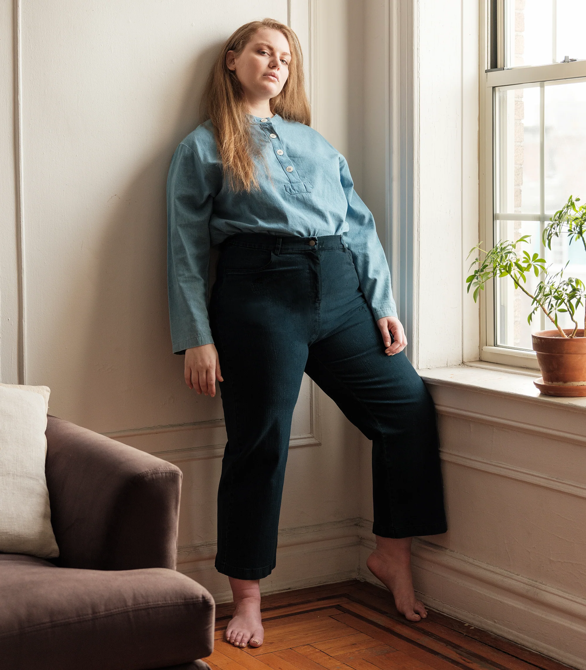 Parker Straight Leg Jeans - Dark Indigo - Image 6