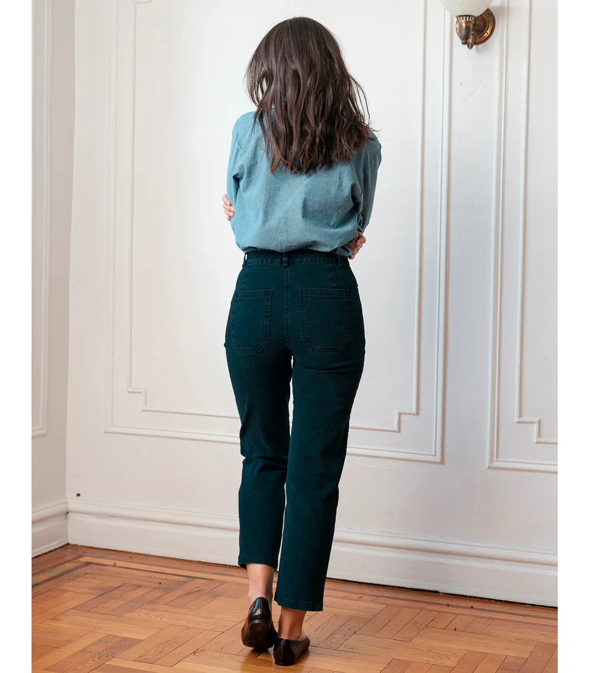 Parker Straight Leg Jeans - Dark Indigo - Image 8