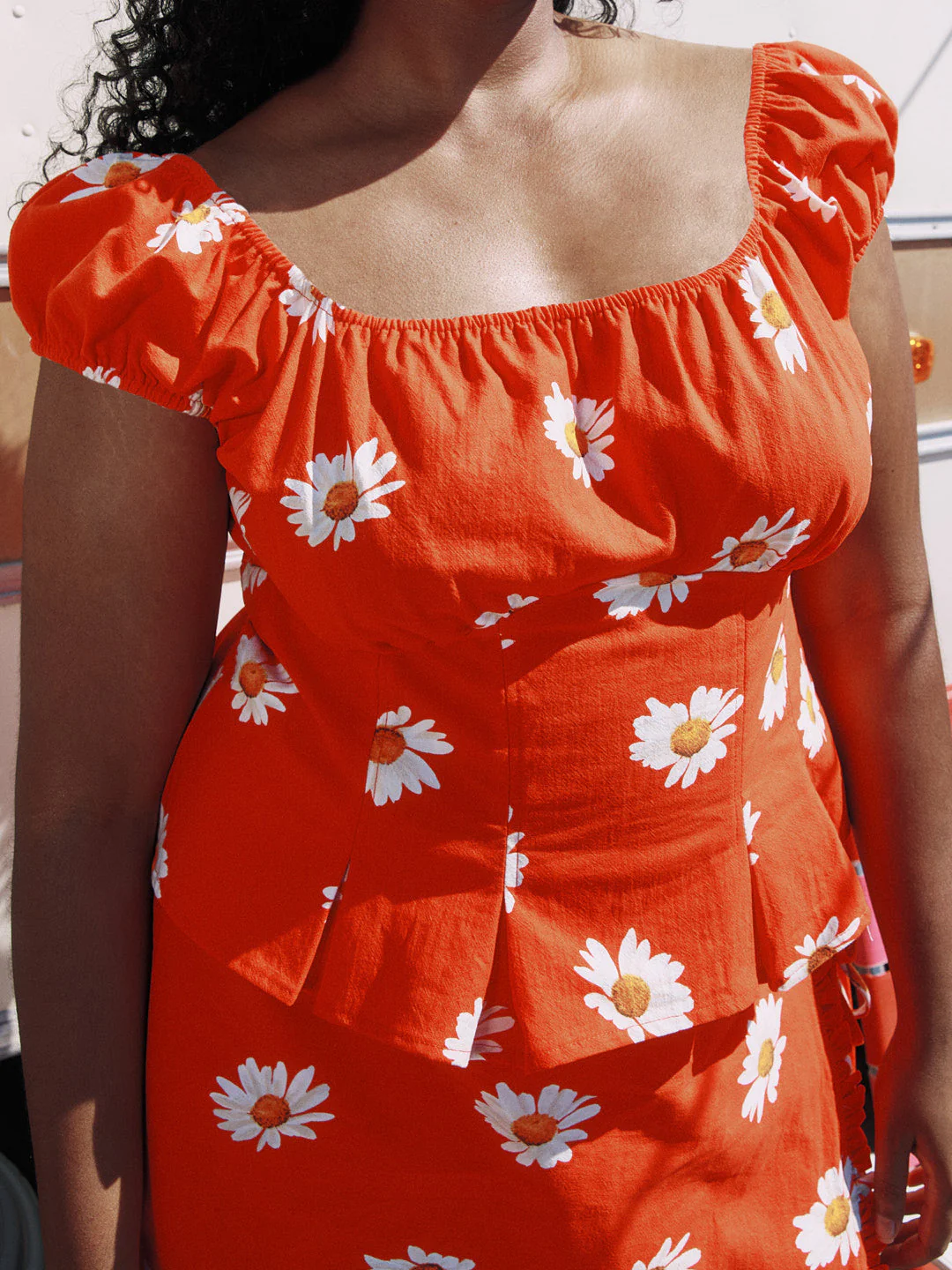 Pat Top - Red Daisy - Image 11