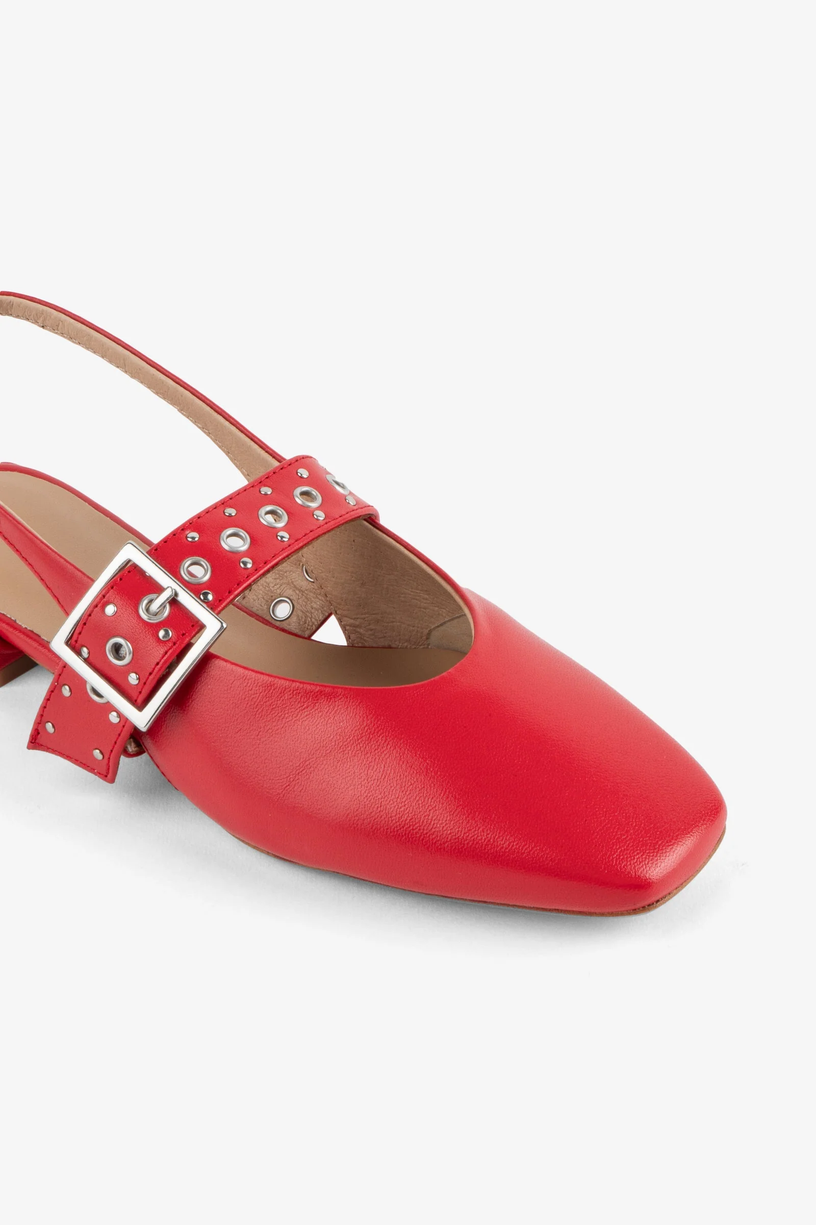 Pearl Slingback Natural Sole Ballet Flat - Image 4