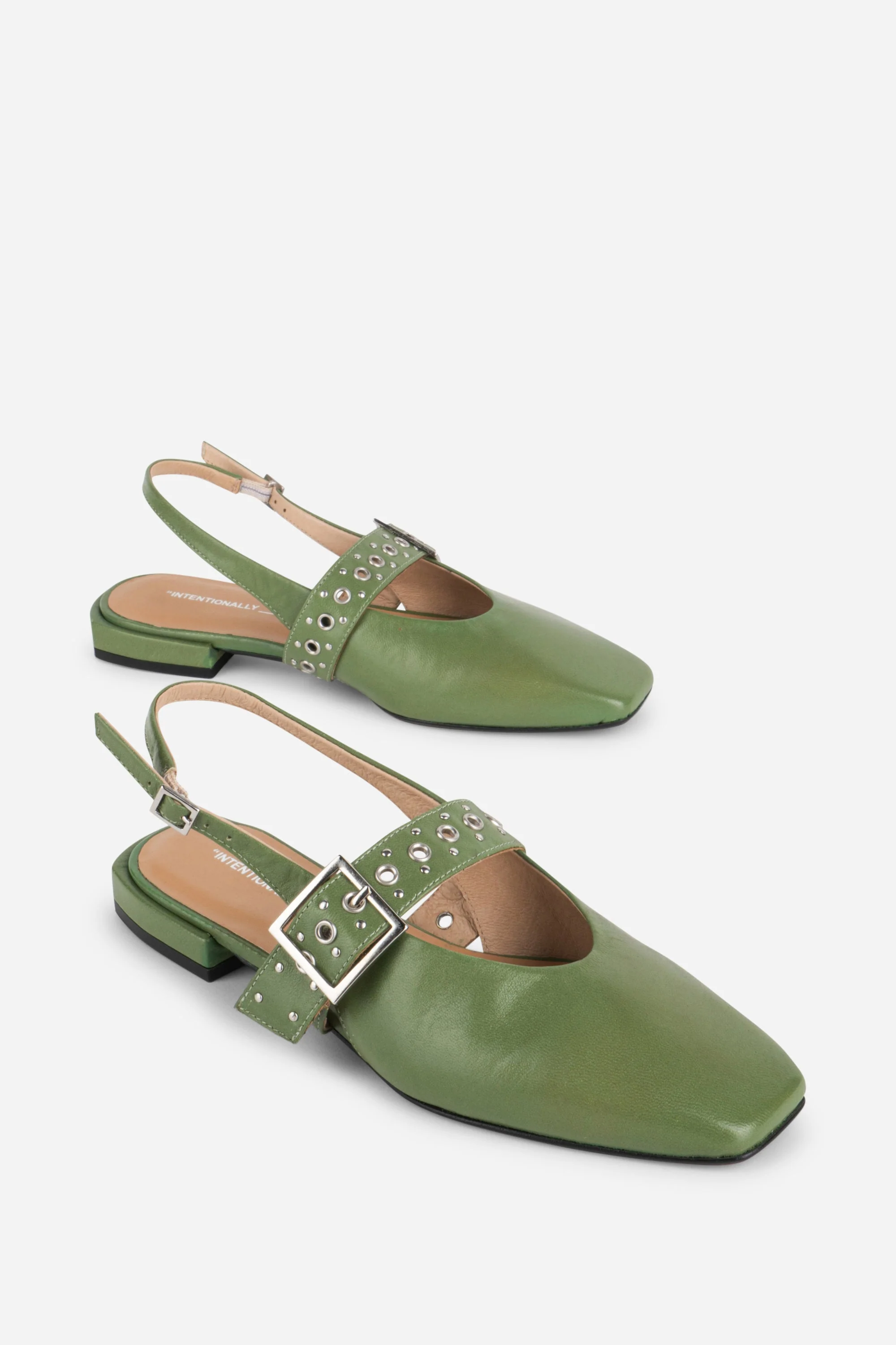 Pearl Slingback Natural Sole Ballet Flat - Image 8