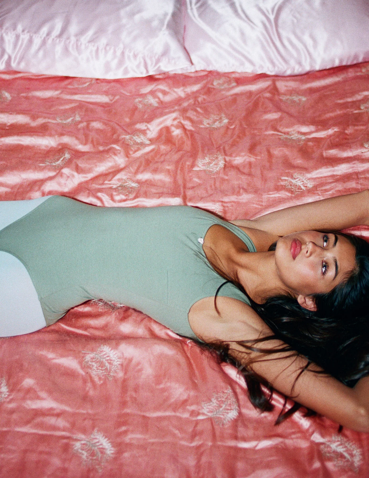 Perfect Scoop Bodysuit - Sage - Image 2