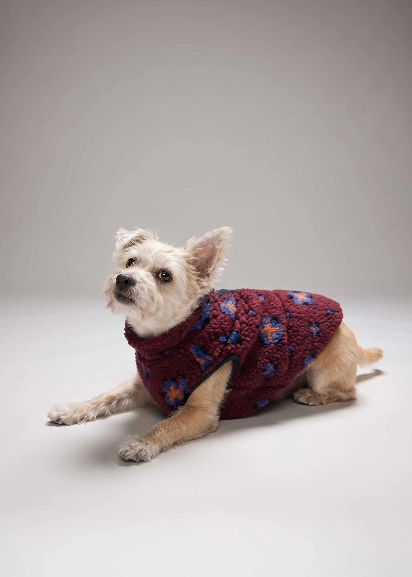 Pet Sherpa Supershep Vest - Andy Foulard Crimson - Image 2
