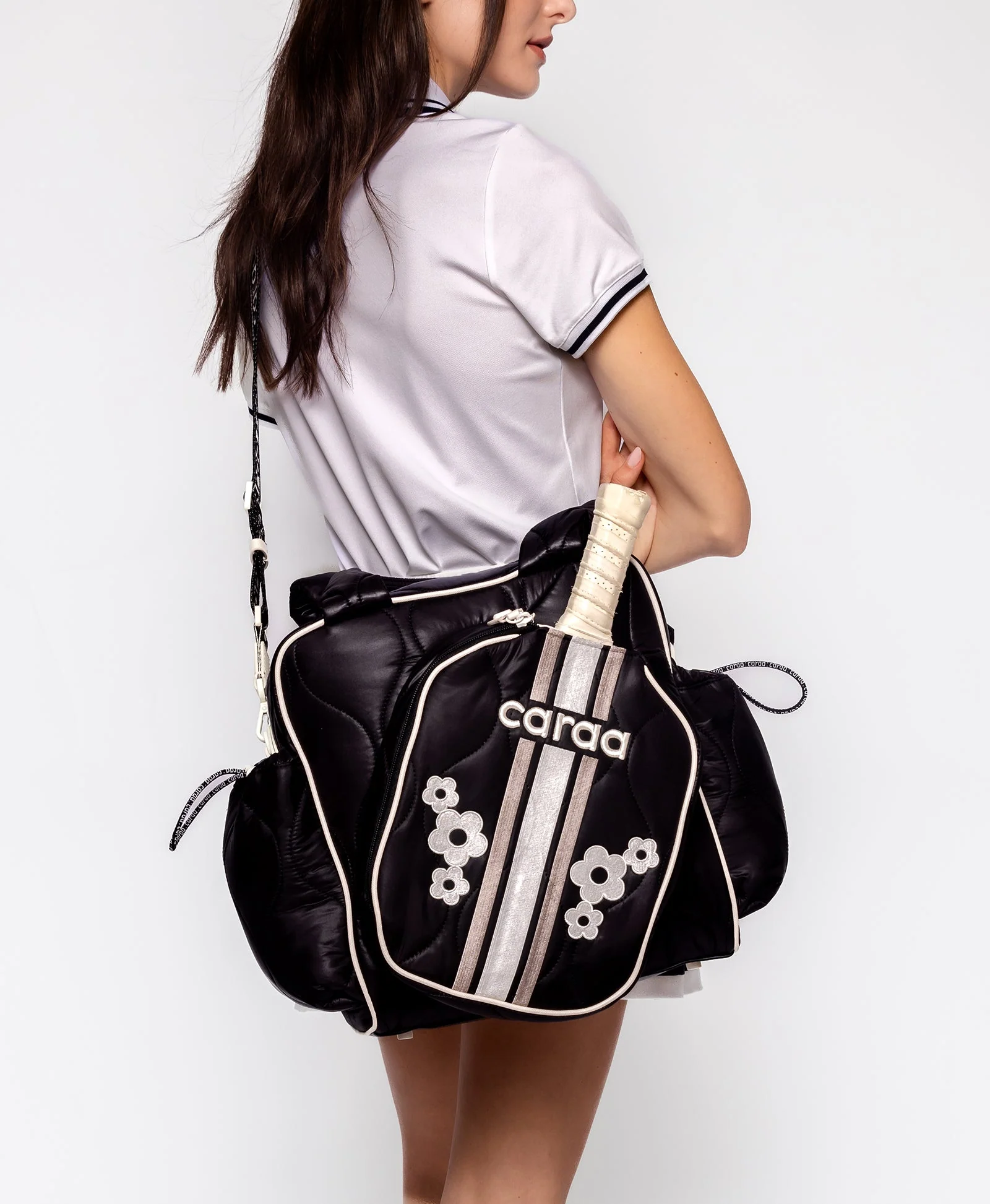 Pickleball Bag Nylon - Black - Image 10