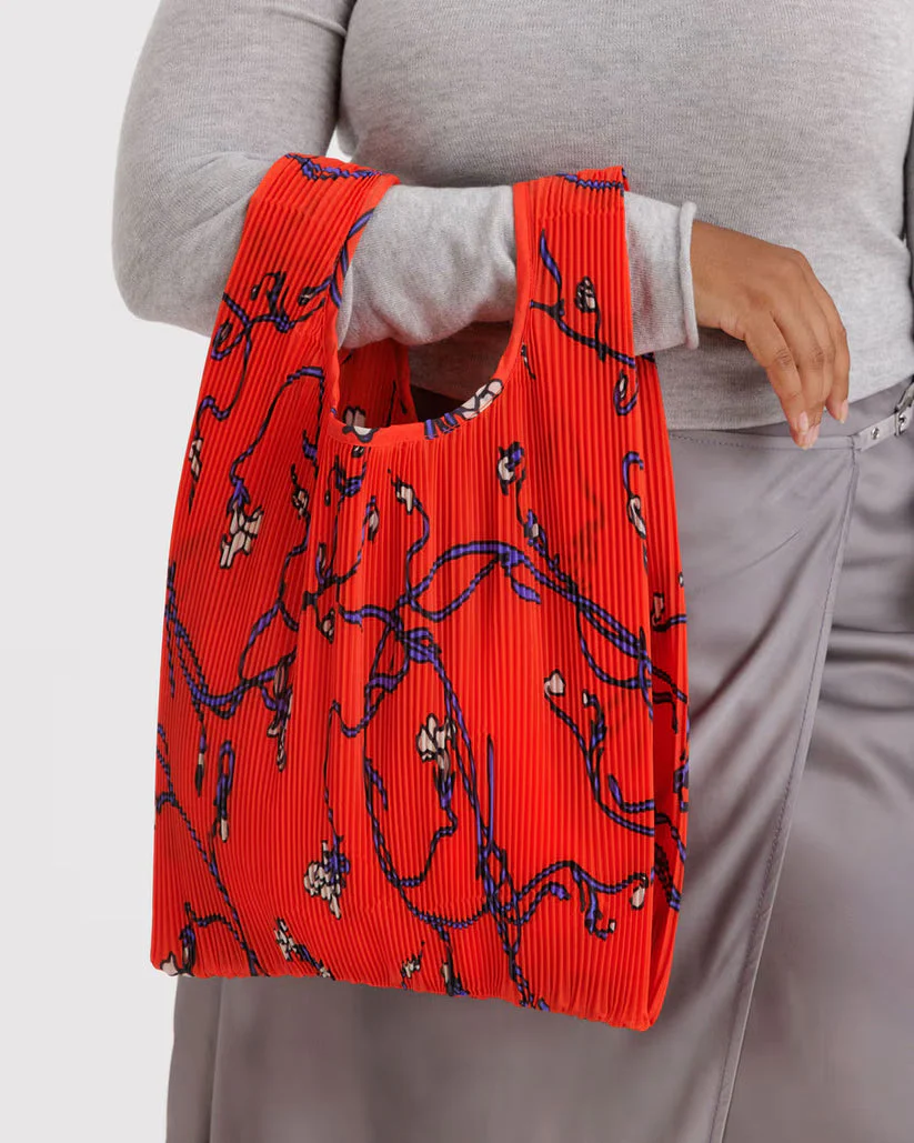 Pleated Baggu - Red Snapdragon - Image 2