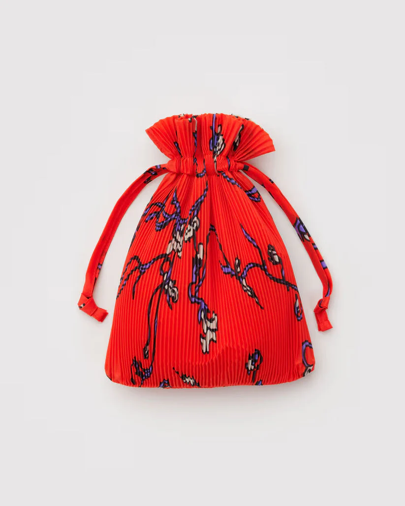 Pleated Baggu - Red Snapdragon - Image 3