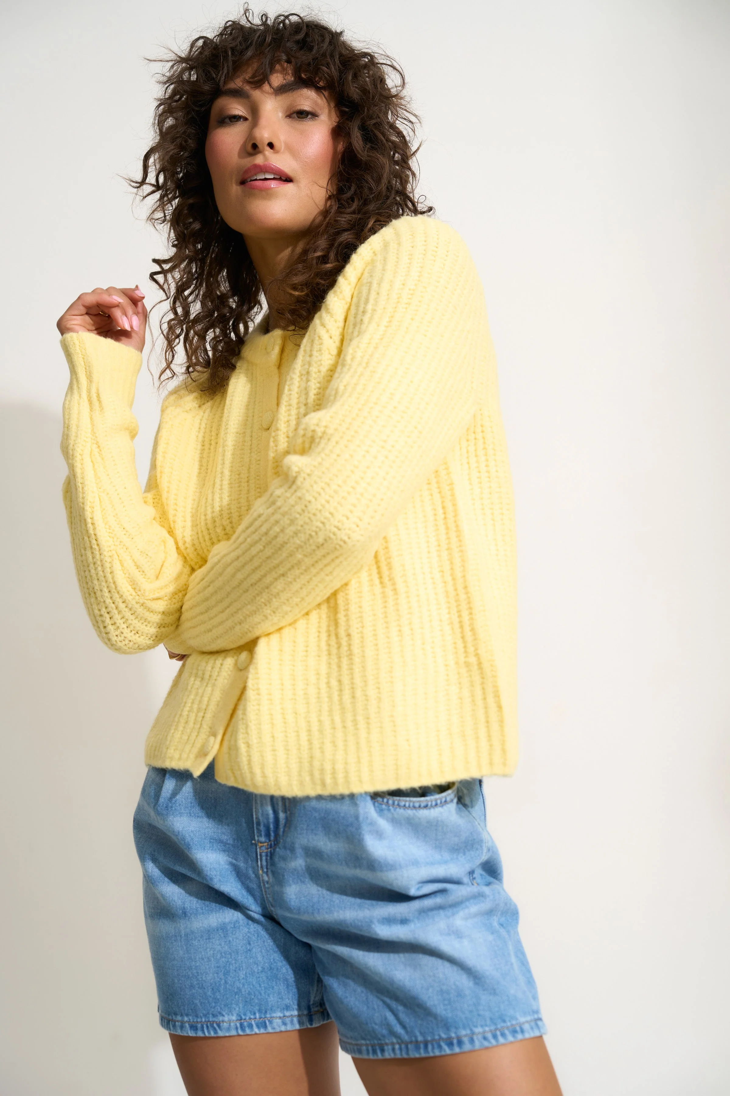 Poppy Cardigan - Lemonade - Image 2