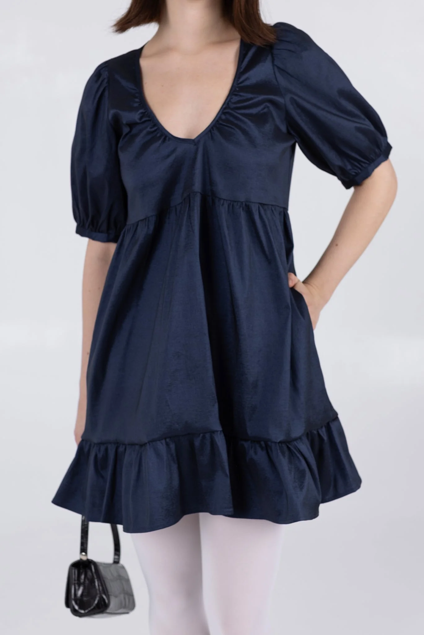 Rachel Dress - Navy