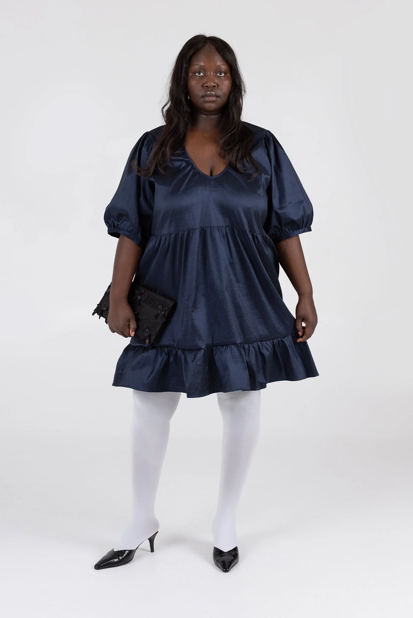 Rachel Dress - Navy - Image 4