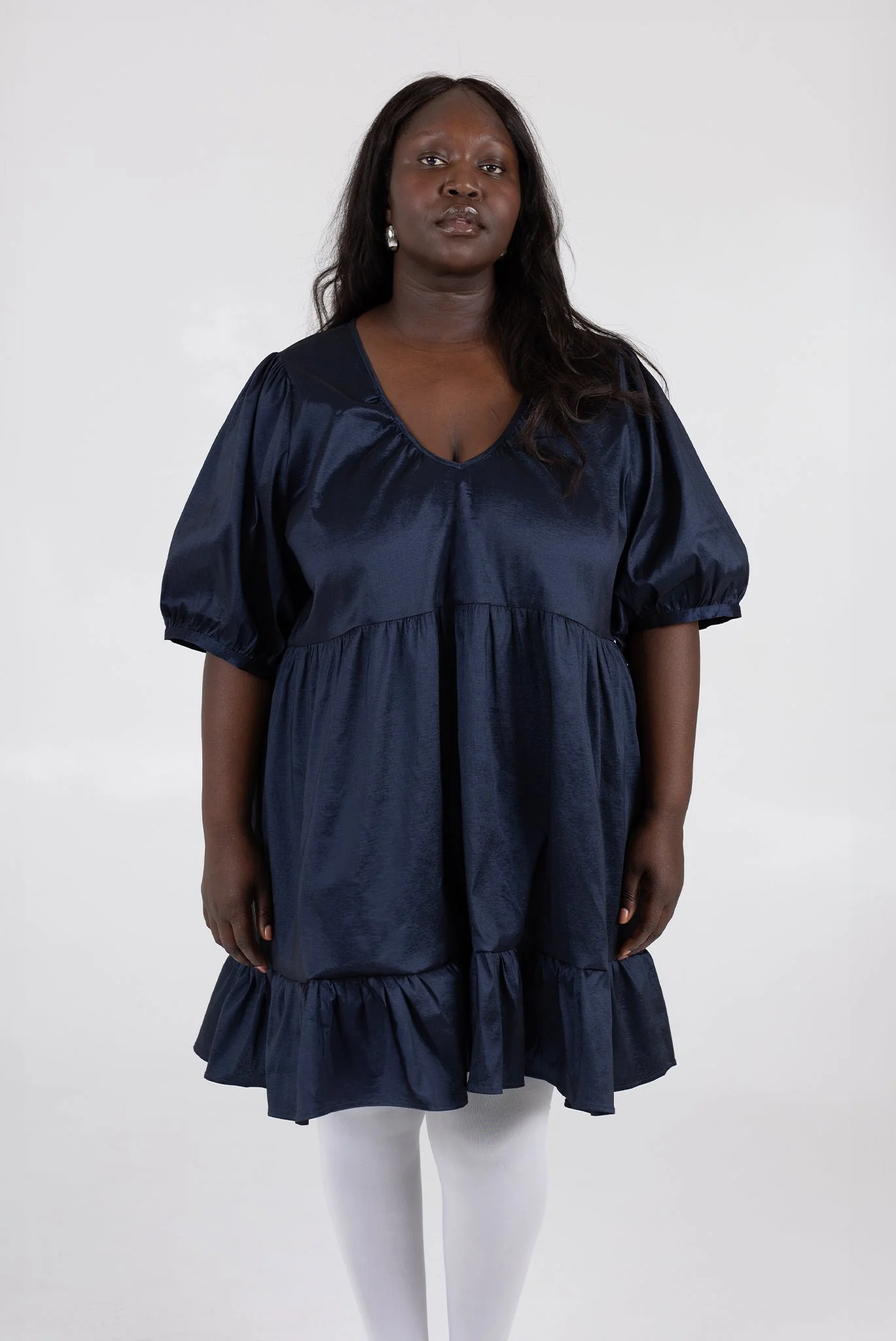 Rachel Dress - Navy - Image 6