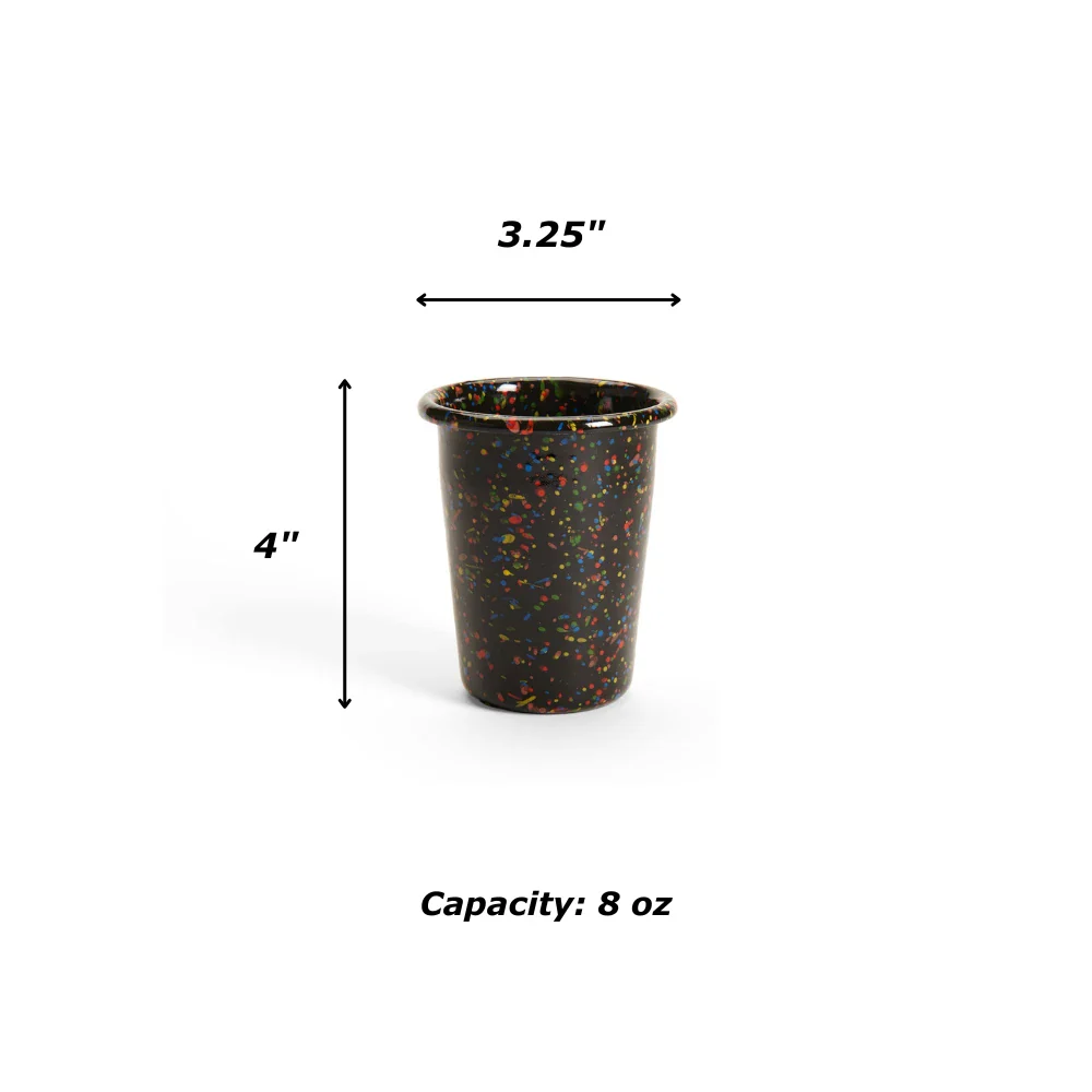 Rainbow Falls 8 oz Small Tumbler - Black - Image 4