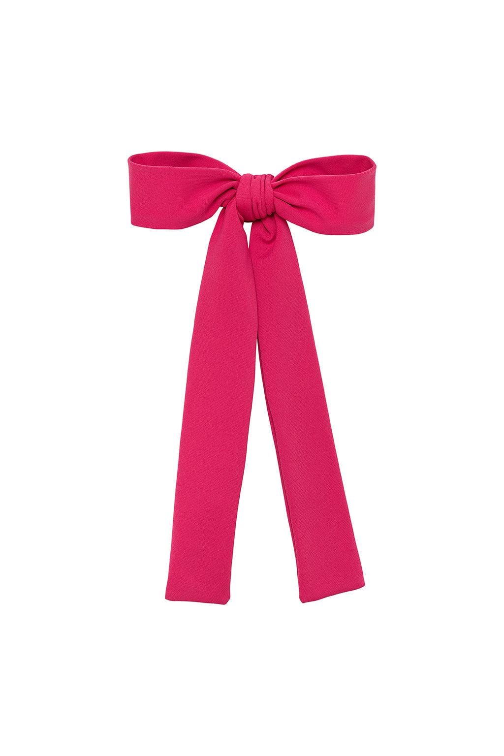 Raspberry Hair Ribbon