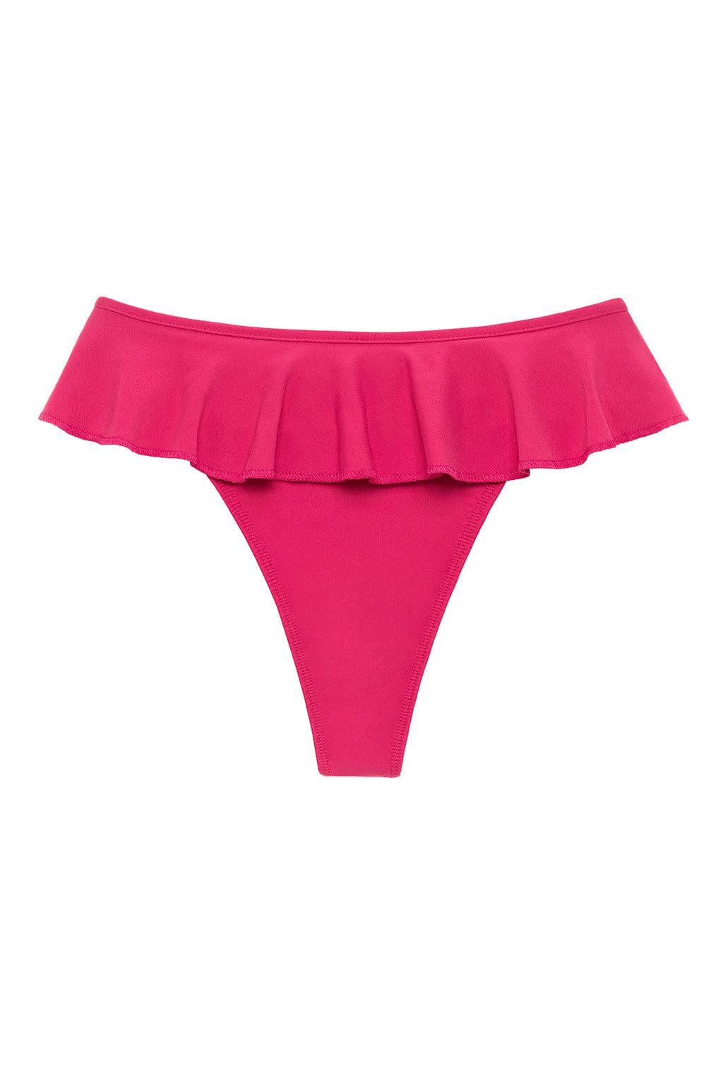 Raspberry Tamarindo Ruffle Bikini Bottom - Image 2