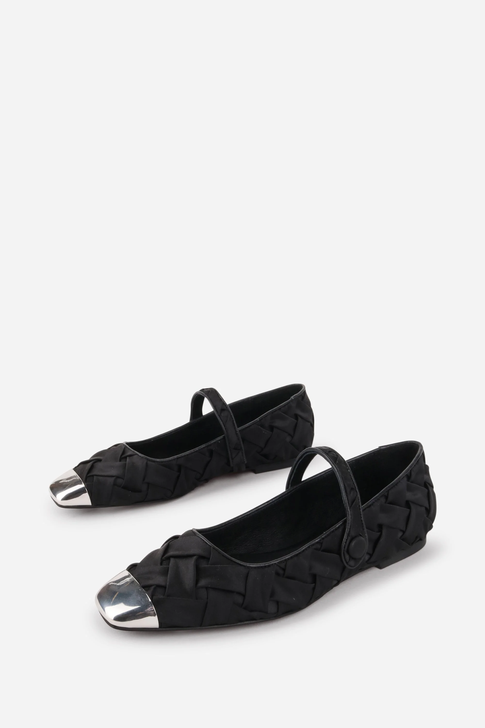 Ribbons Satin Braided Mary Jane Flat - Image 3