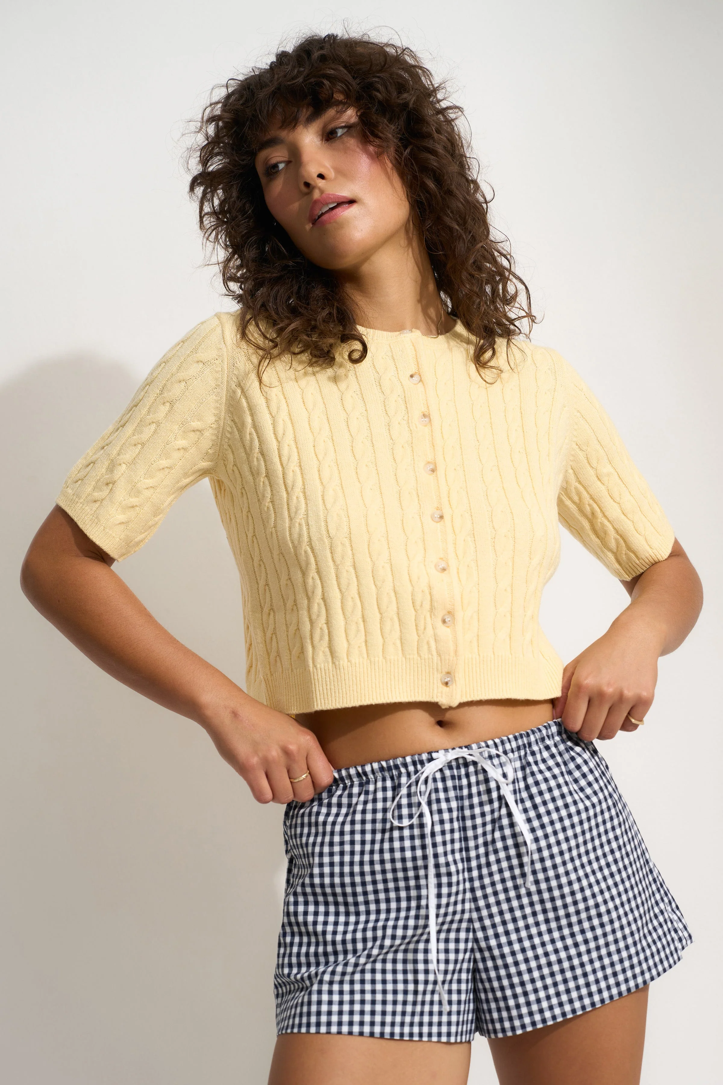 Rose Cardigan - Lemonade - Image 3