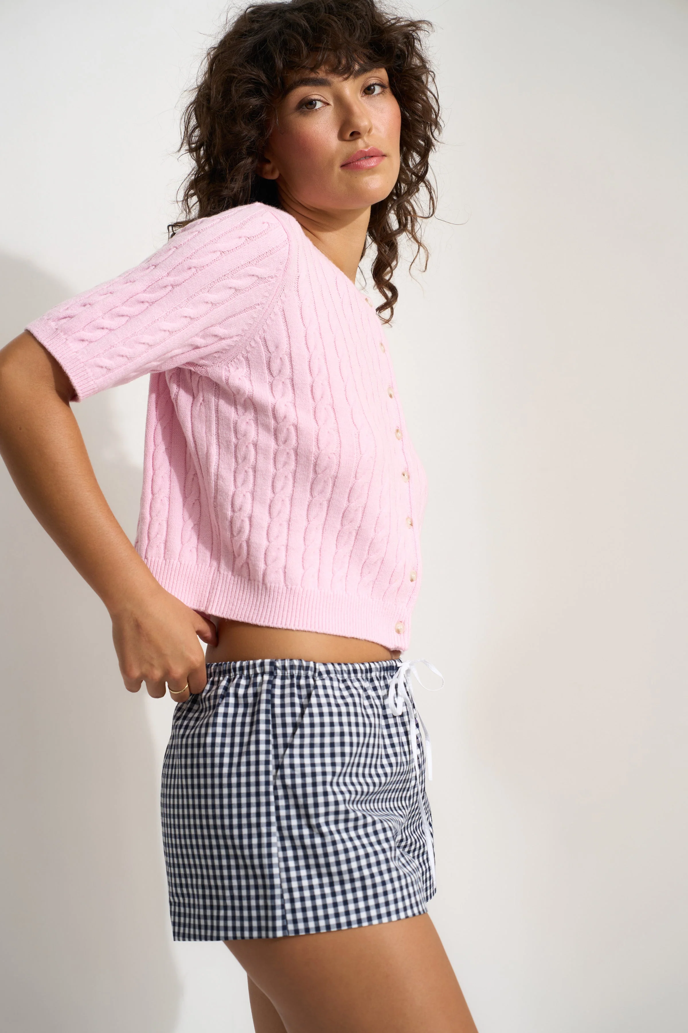 Rose Cardigan - Rose - Image 5