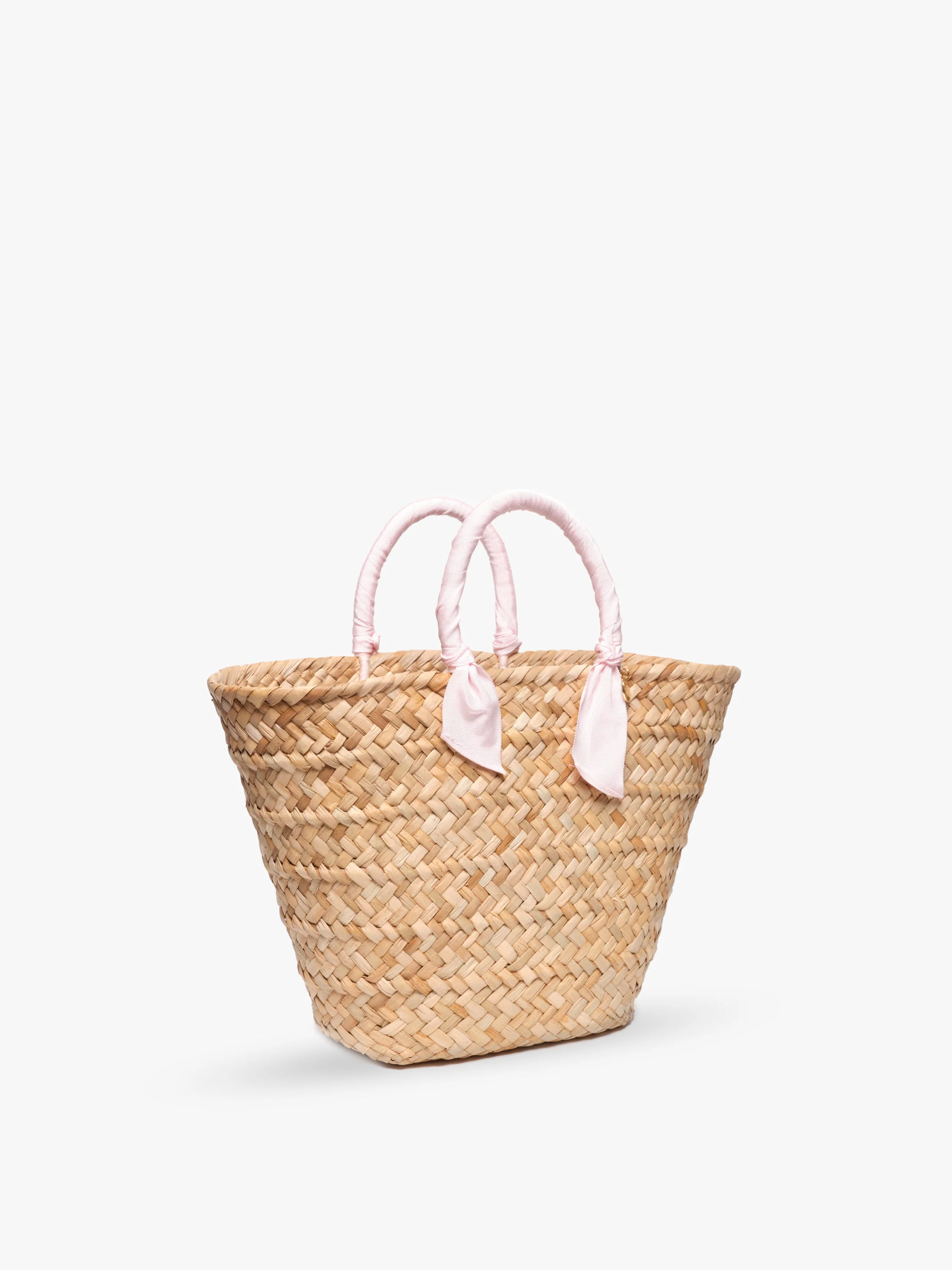 Rosie Woven Straw Ribbon-Handle Tote - Image 3
