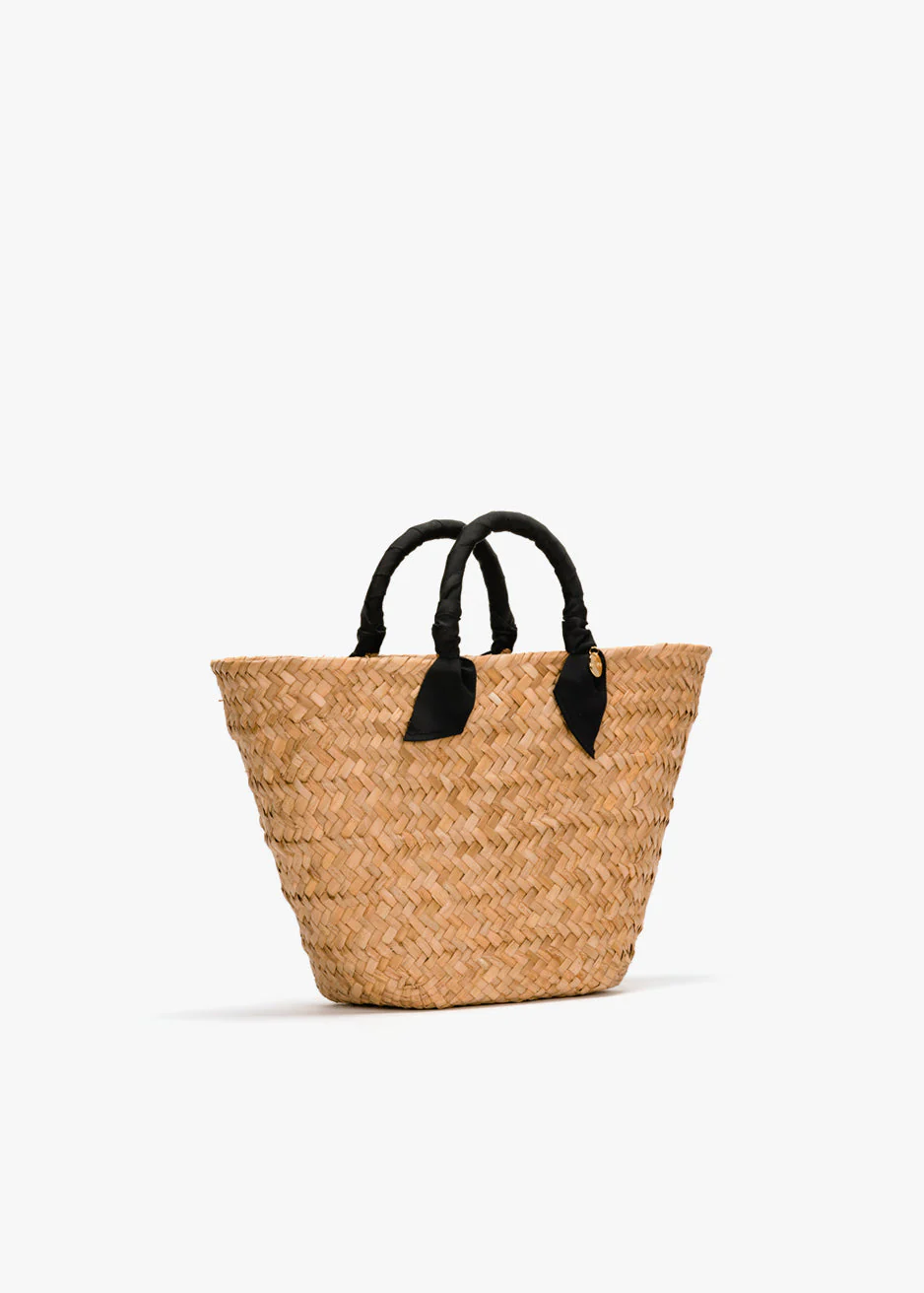 Rosie Woven Straw Ribbon-Handle Tote - Image 3