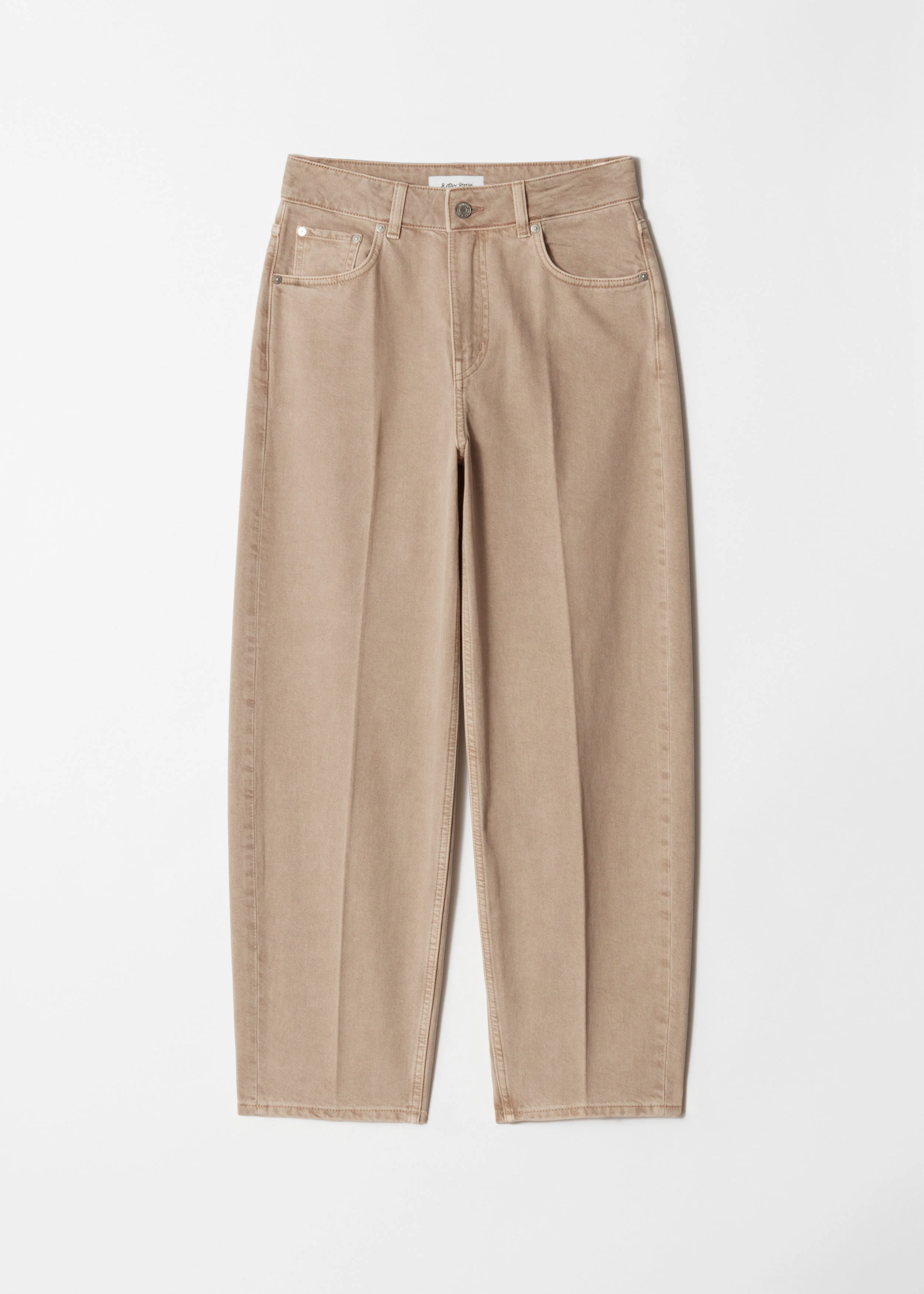 Oyster Cut Jeans - Beige