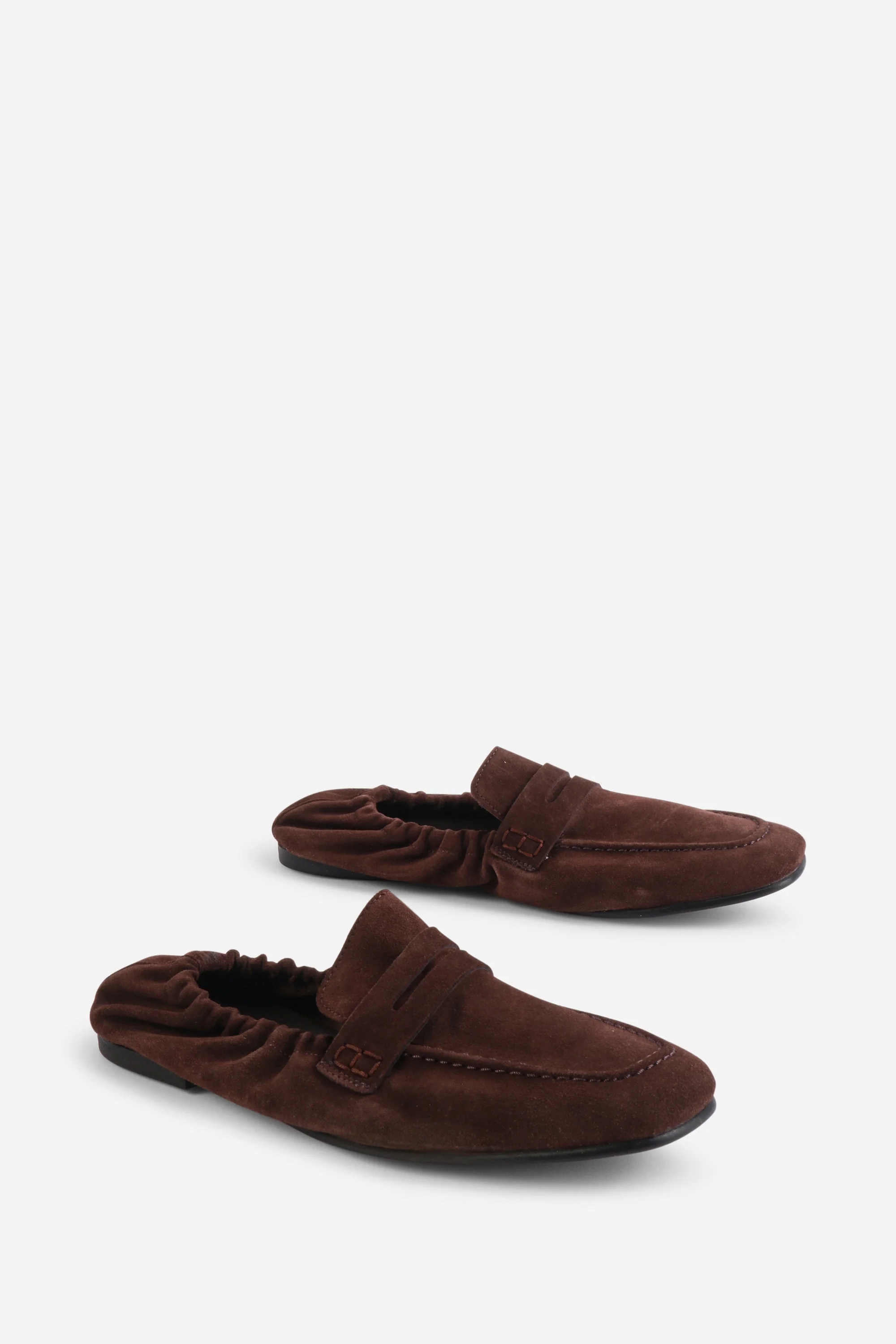 Sail Ruched Suede Loafer